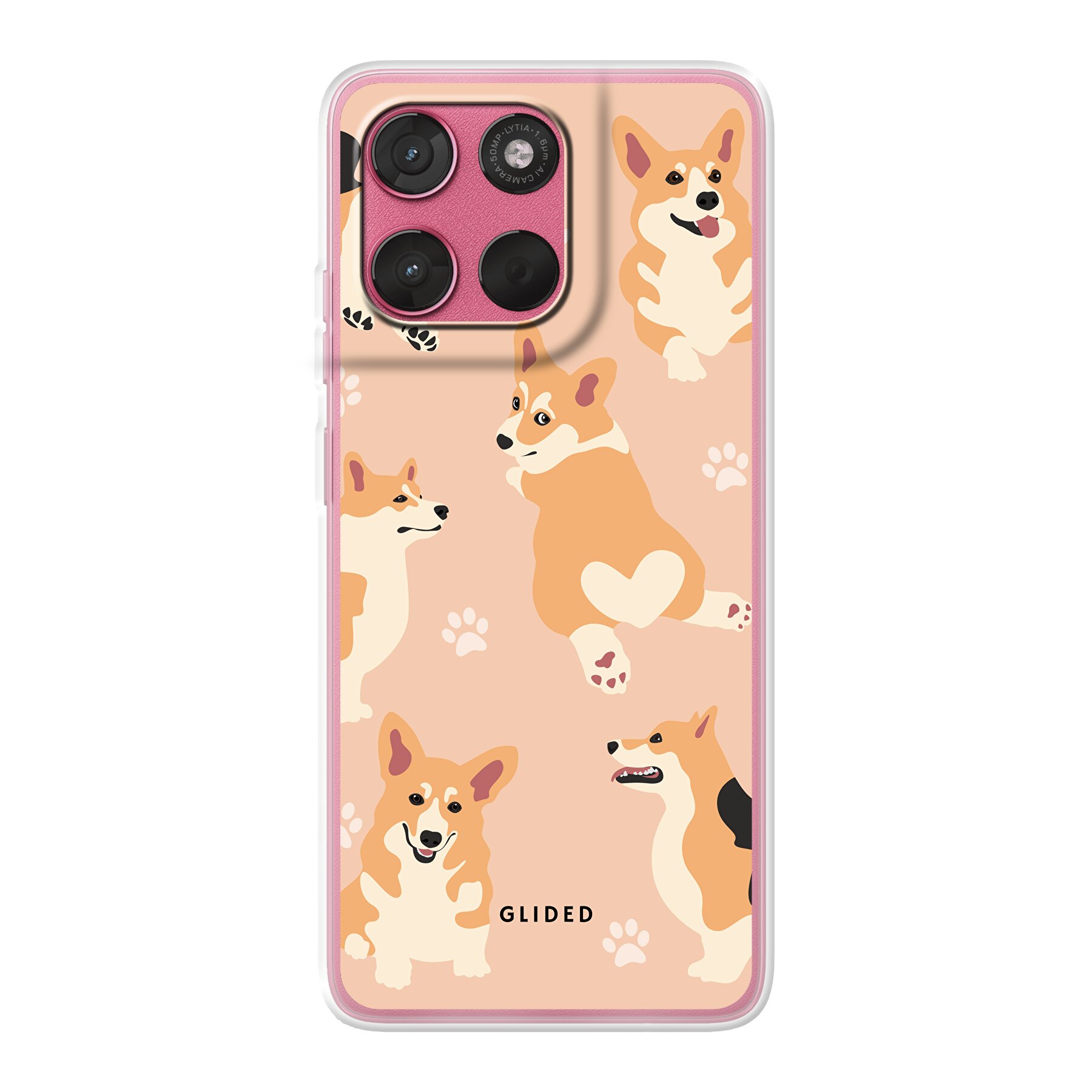 Corgi Love - Motorola Moto G57 Handyhülle