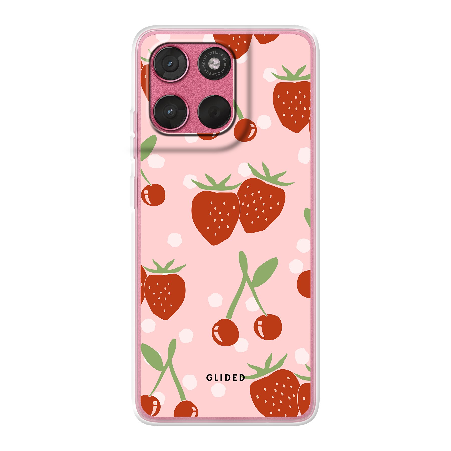 Cherry meets Strawberry - Motorola Moto G57 Handyhülle