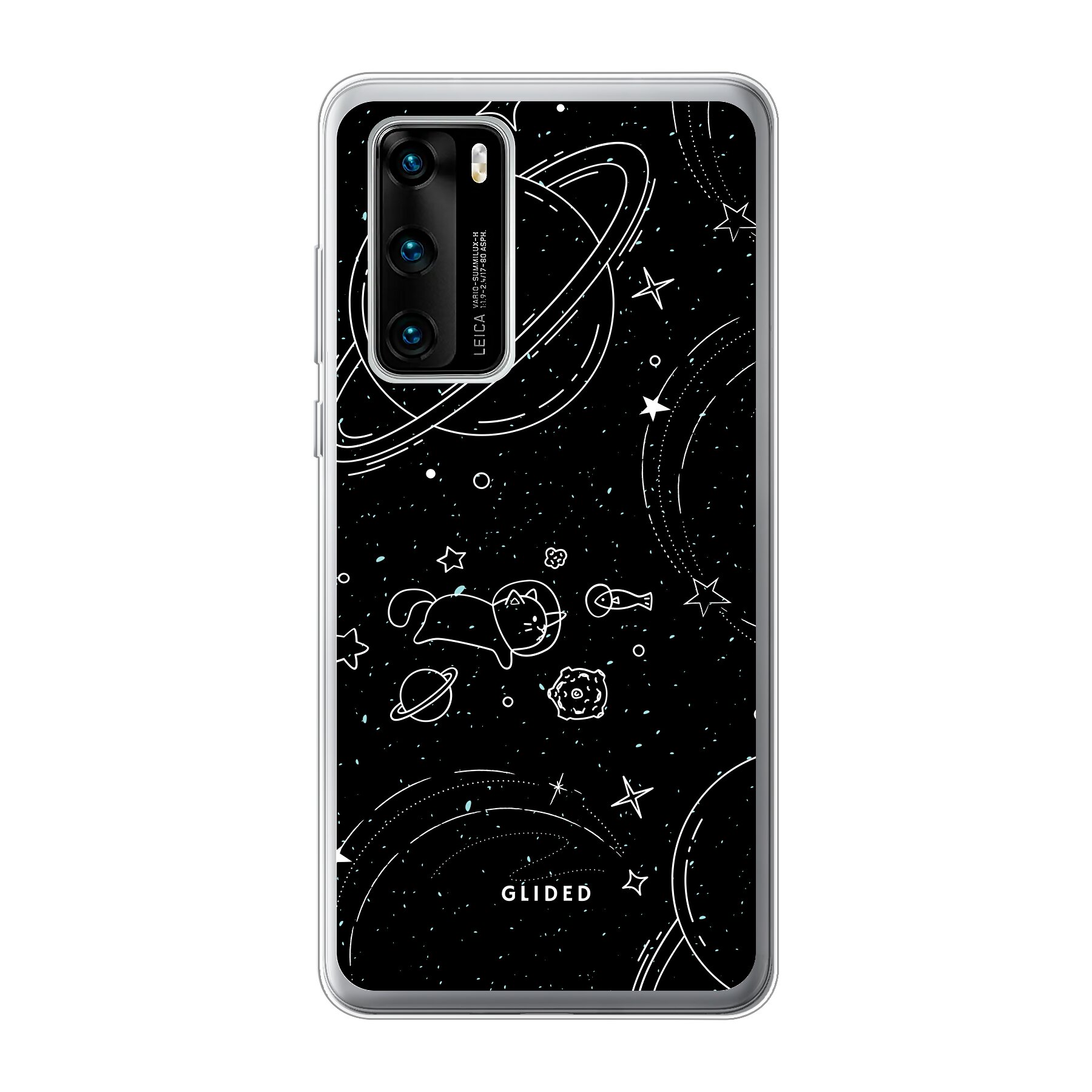 Cosmic Cat - Huawei P40 Handyhülle