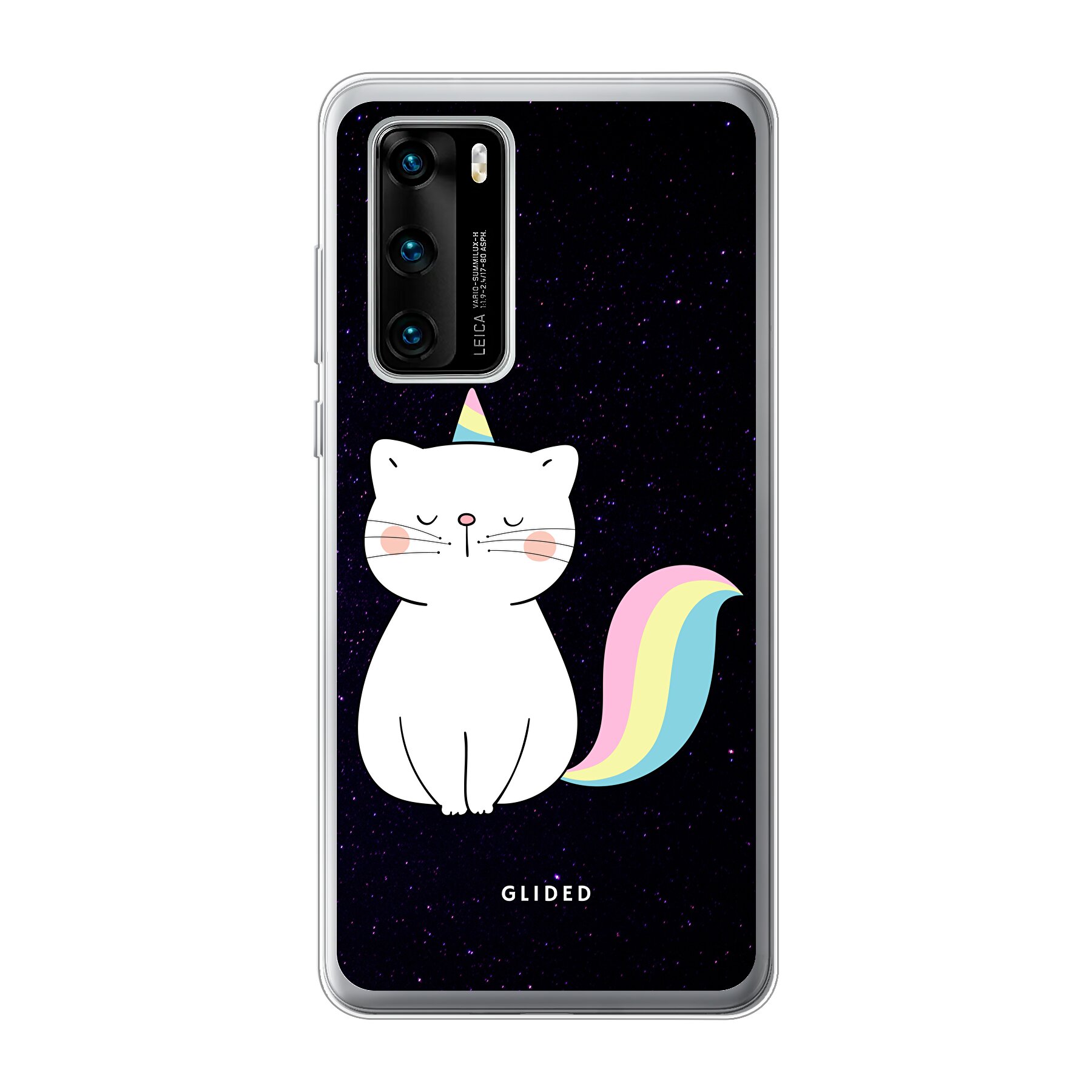 Unicorn Cat - Huawei P40 Handyhülle