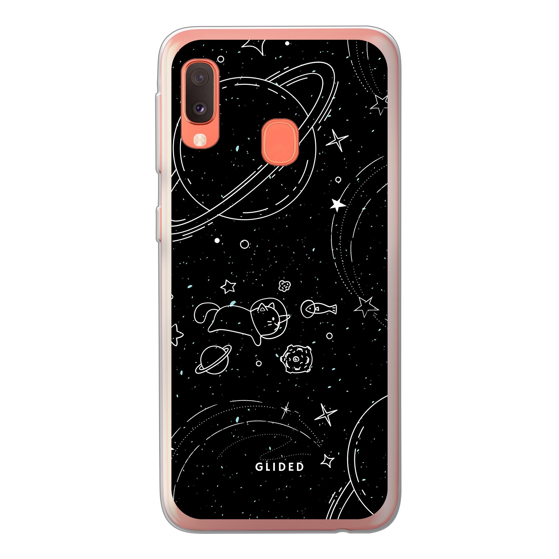 Cosmic Cat - Samsung Galaxy A20e Handyhülle