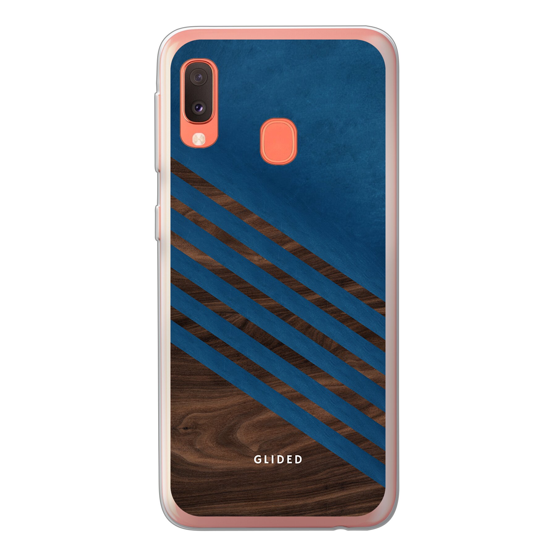 Blue Wood - Samsung Galaxy A20e Handyhülle