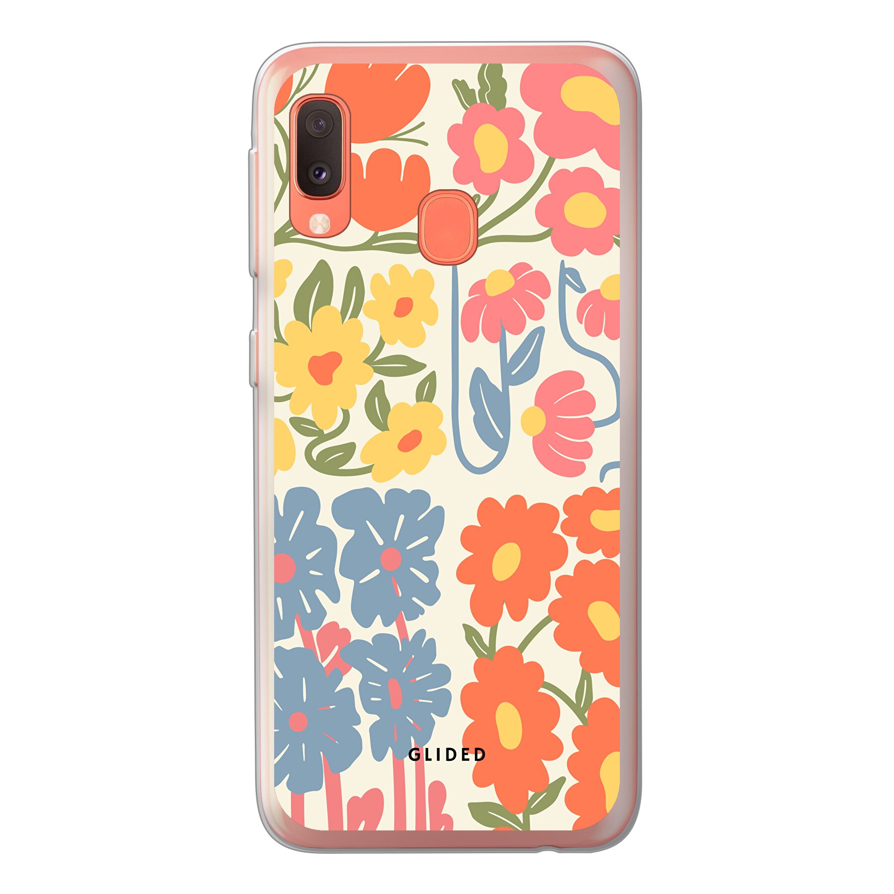 Colorful Flowy - Samsung Galaxy A20e Handyhülle