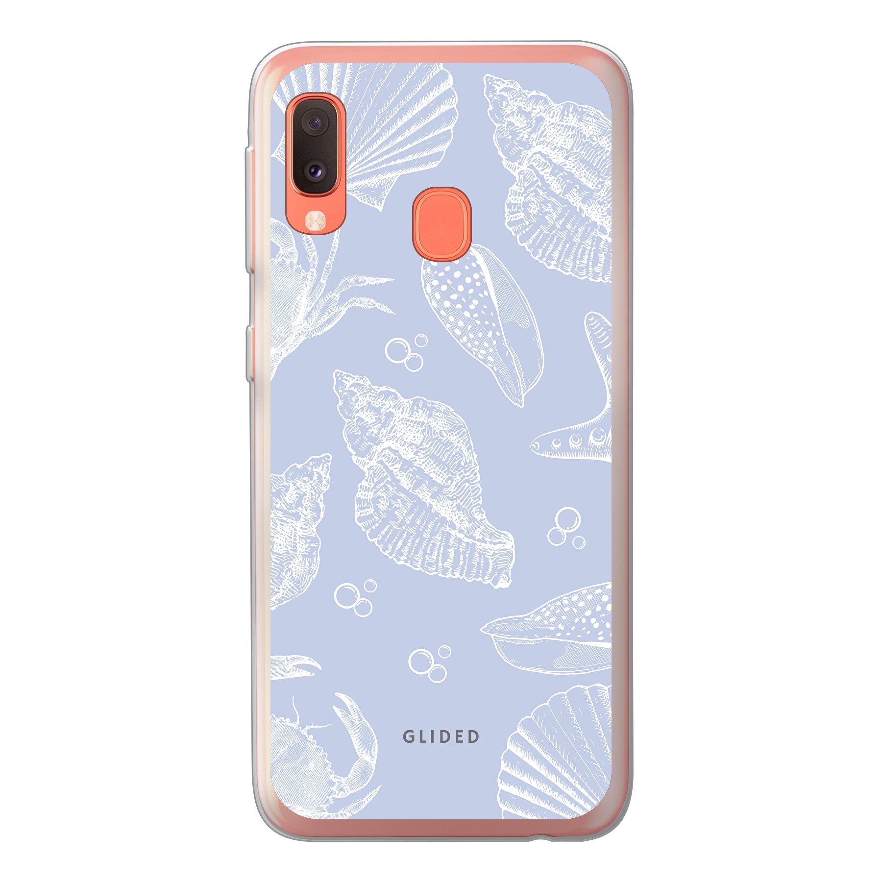 Aqua Shells - Samsung Galaxy A20e Handyhülle