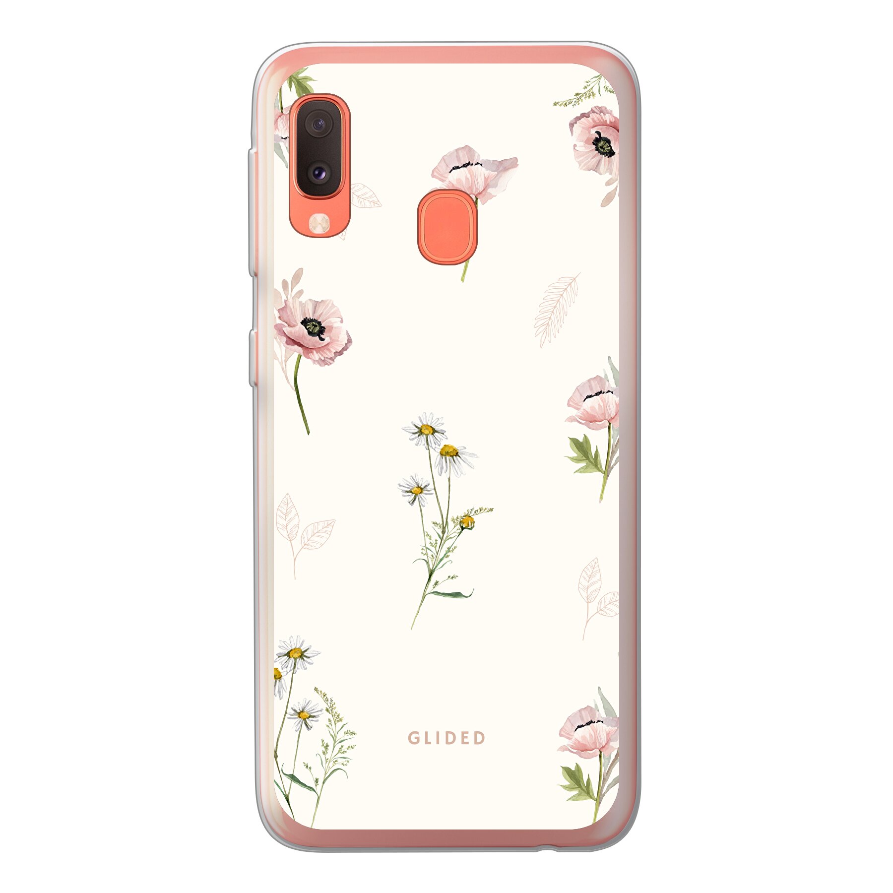 Pink Flower Time - Samsung Galaxy A20e Handyhülle