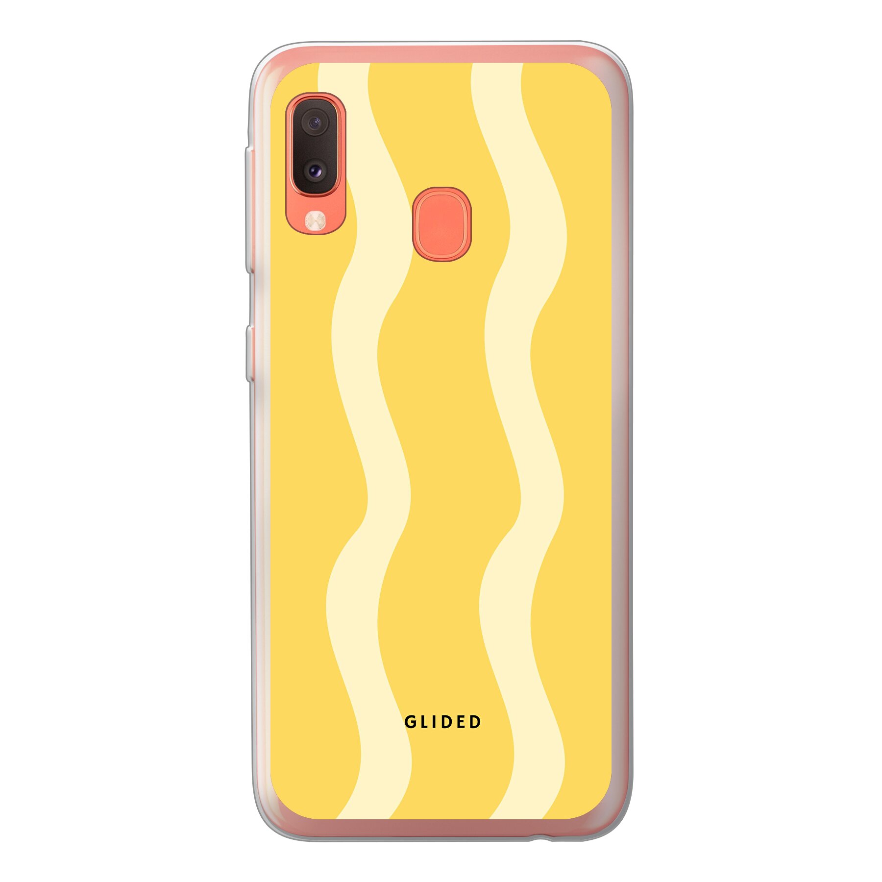 Yellow Wavy - Samsung Galaxy A20e Handyhülle