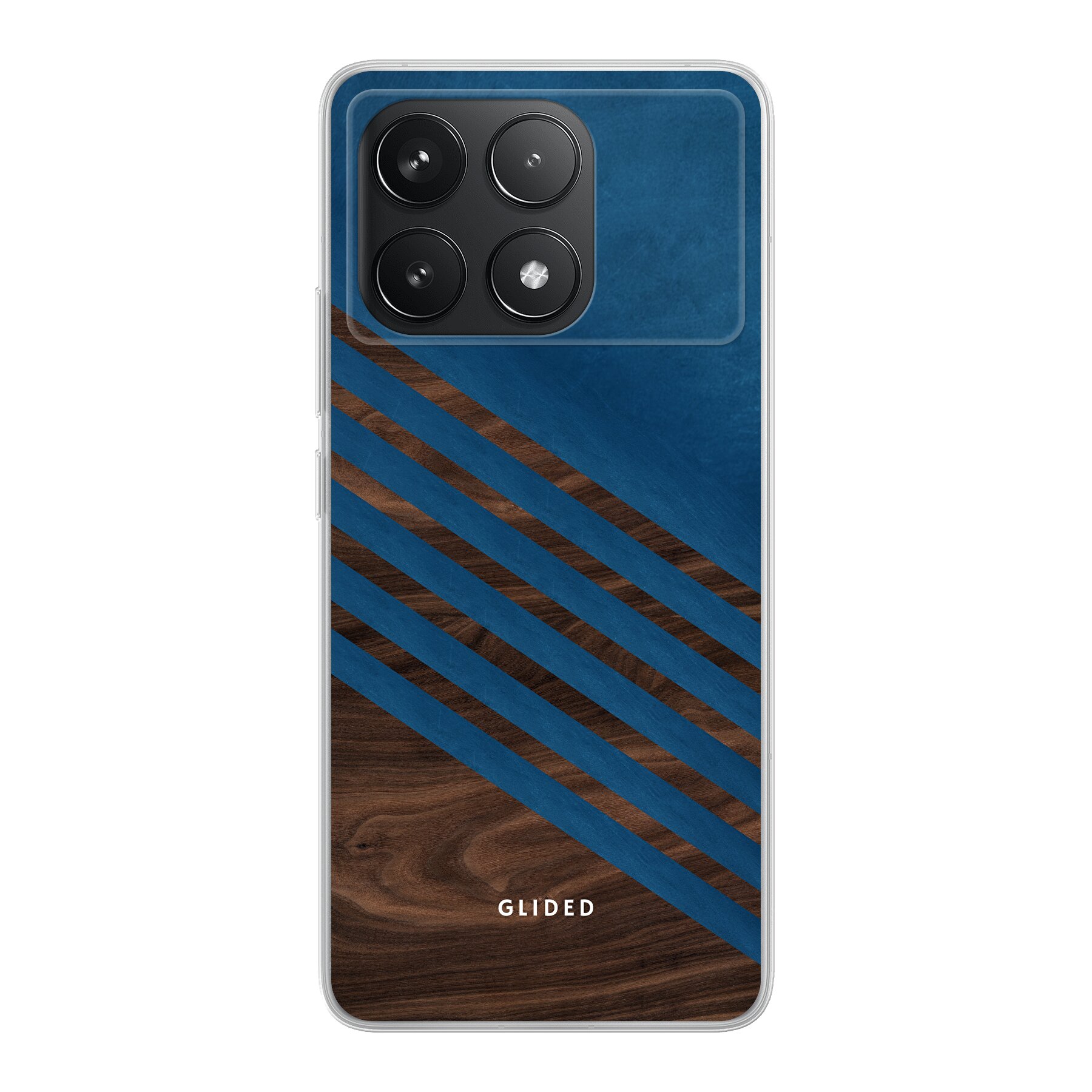 Blue Wood - Xiaomi Poco F6 Pro Handyhülle