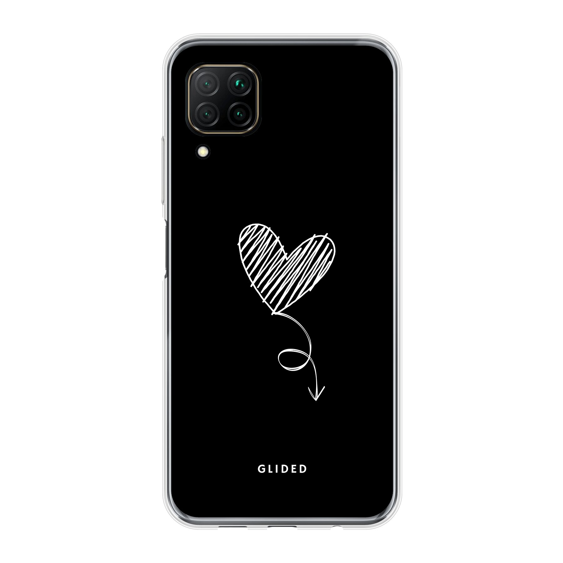 Dark Heart - Huawei P40 Lite Handyhülle