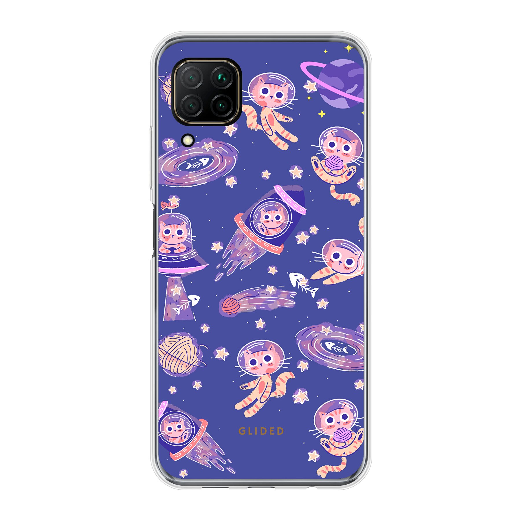 Space Cat - Huawei P40 Lite Handyhülle
