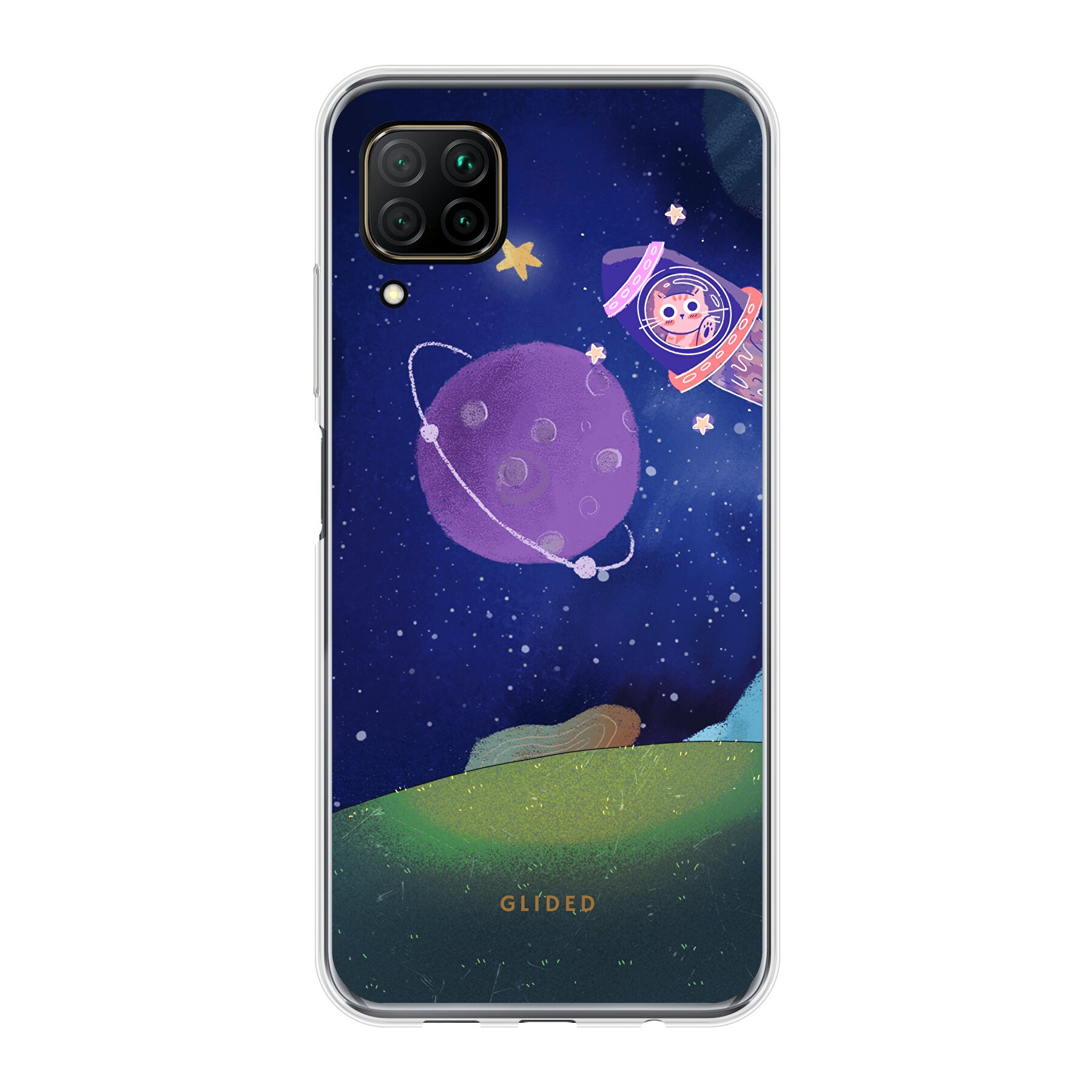 Galaxy Cat - Huawei P40 Lite Handyhülle