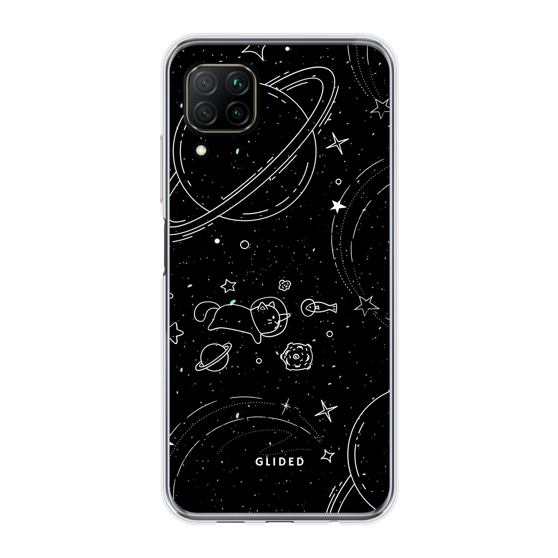 Cosmic Cat - Huawei P40 Lite Handyhülle