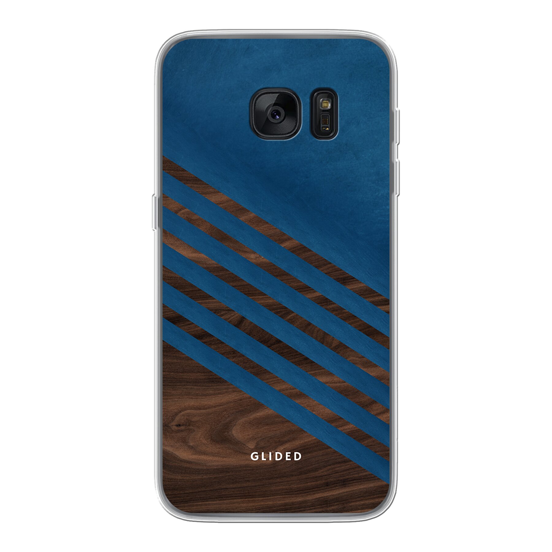 Blue Wood - Samsung Galaxy S7 Handyhülle