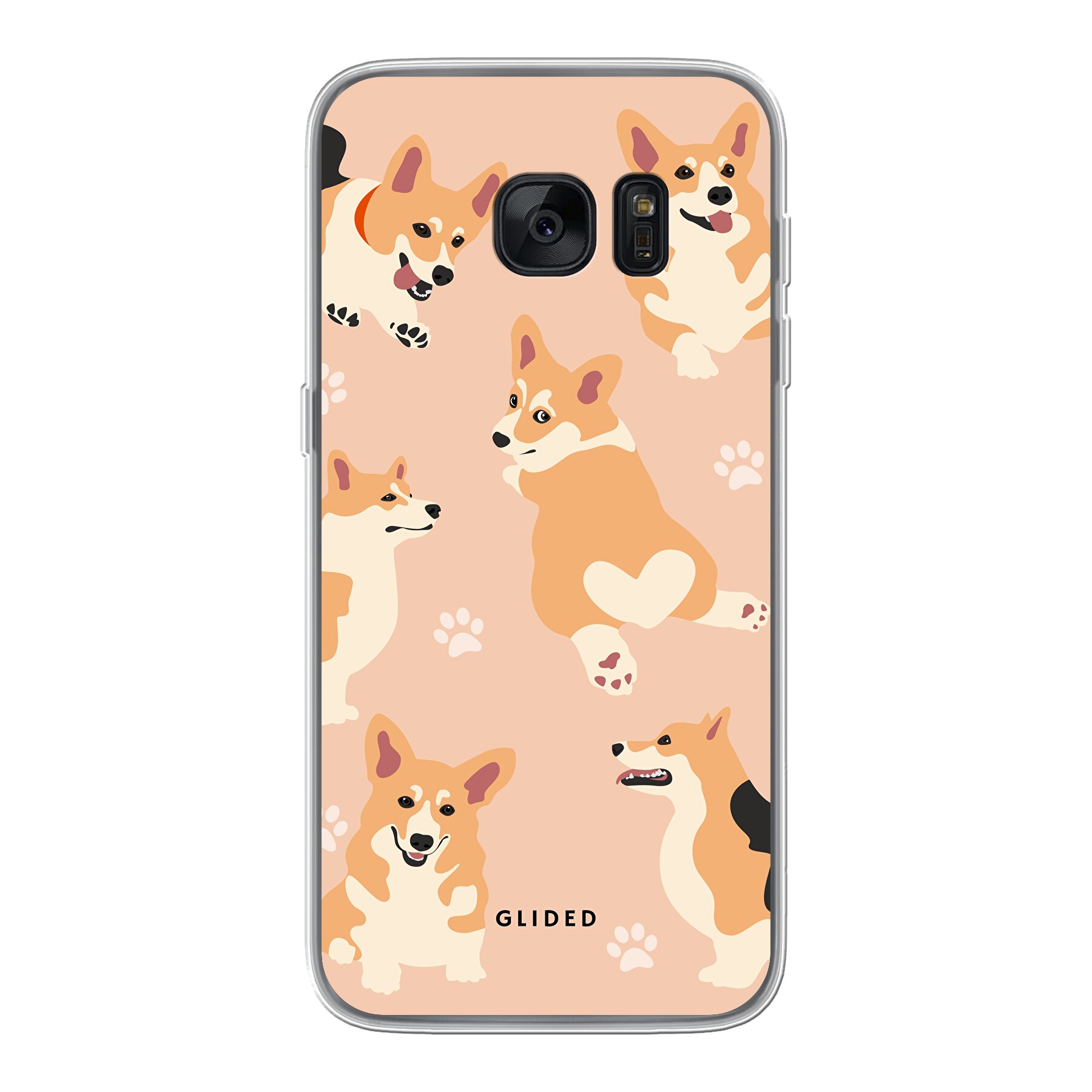 Corgi Love - Samsung Galaxy S7 Handyhülle