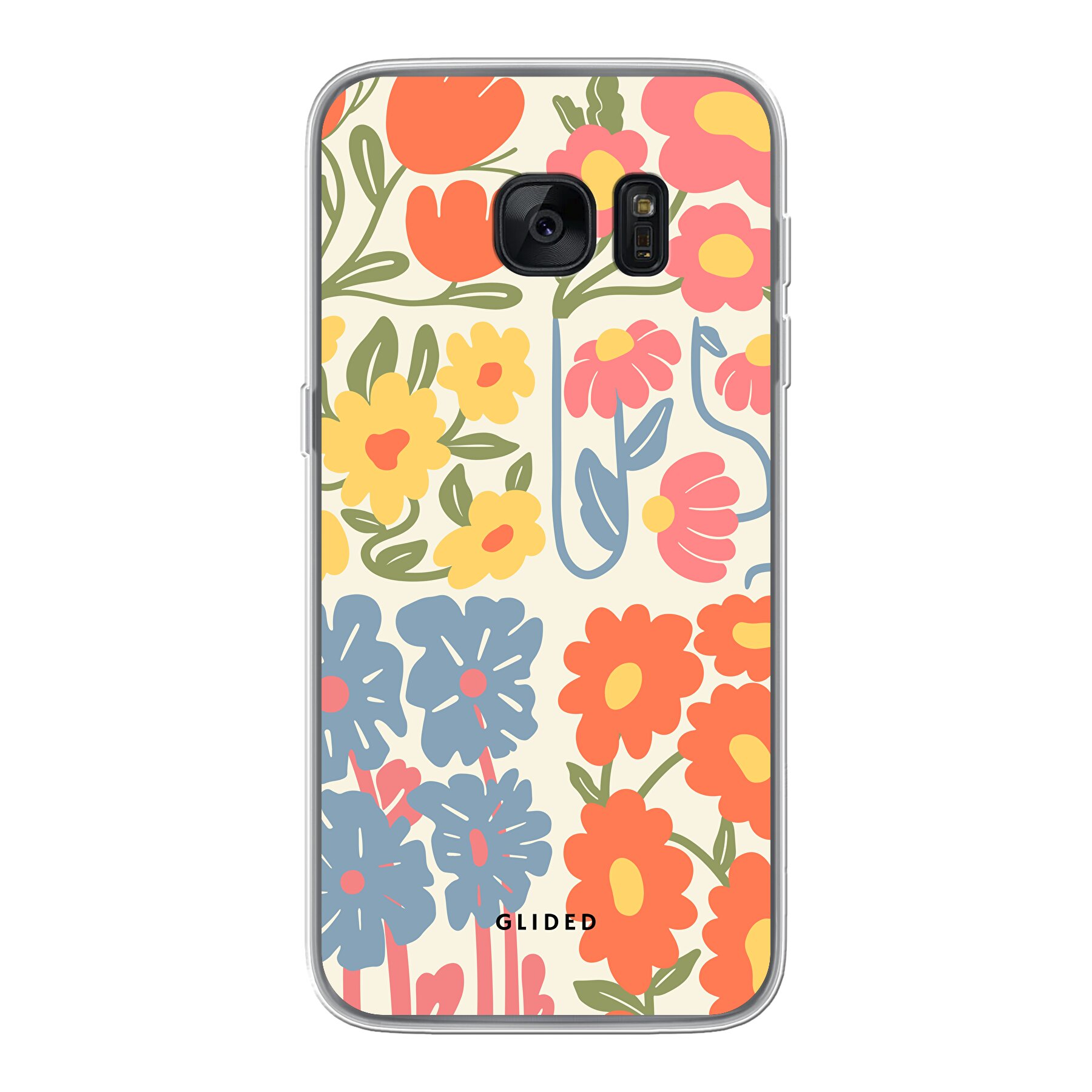 Colorful Flowy - Samsung Galaxy S7 Handyhülle