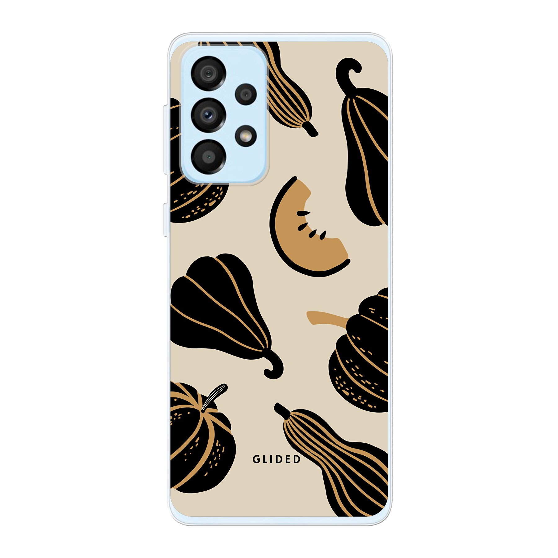 Beige and Black Pumpkin - Samsung Galaxy A33 5G Handyhülle