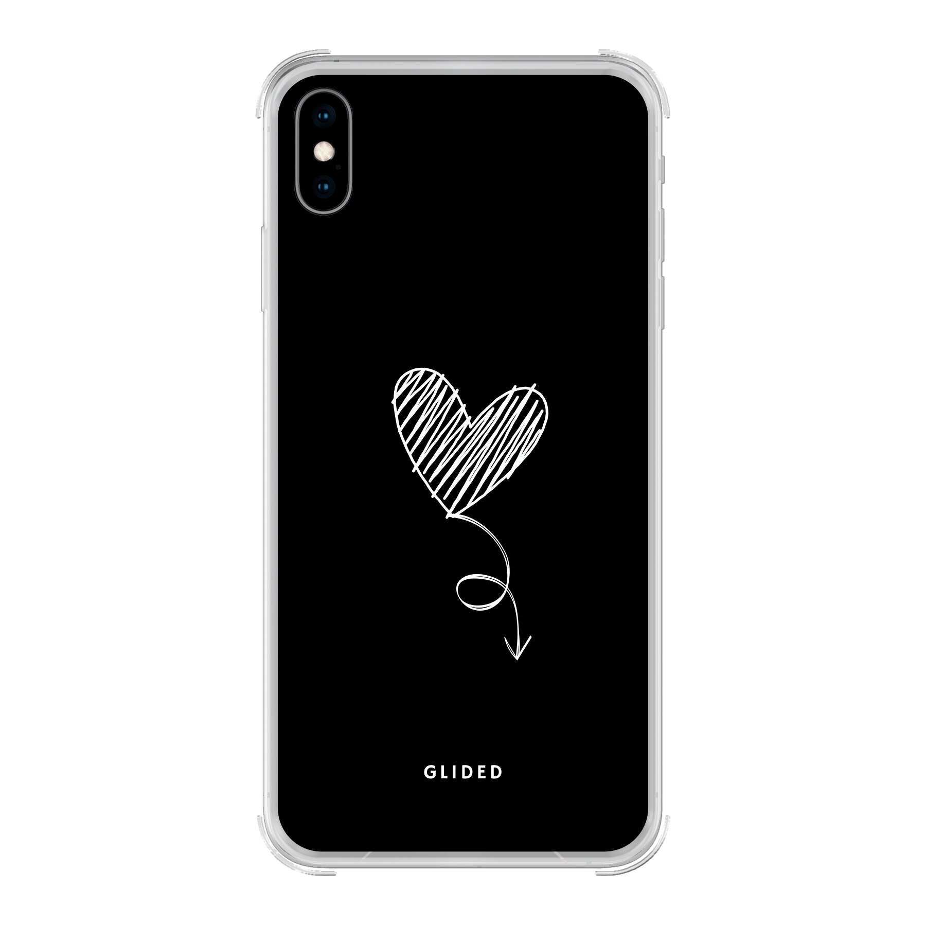 Dark Heart - iPhone Xs Max Handyhülle