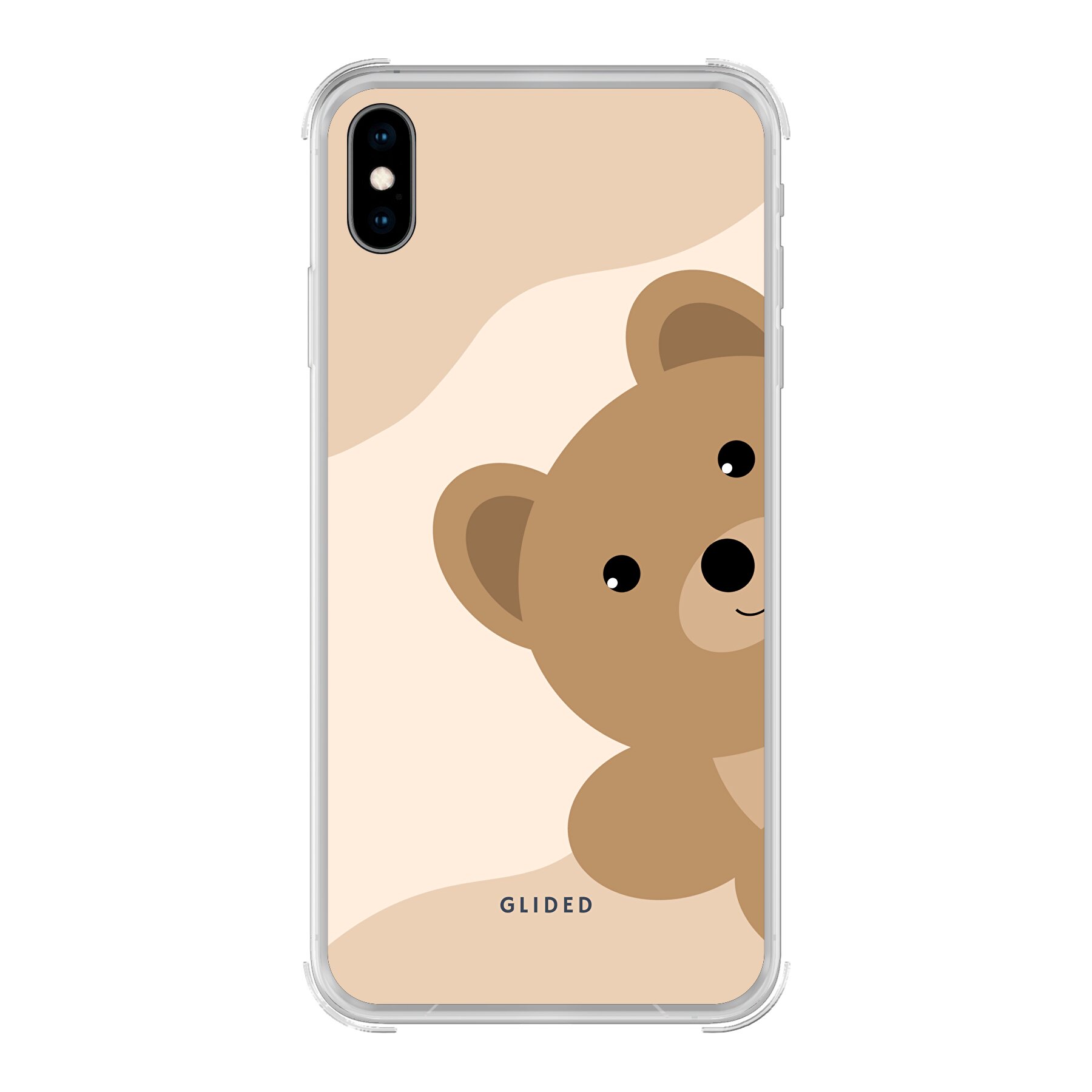 BearLove Left - iPhone Xs Max Handyhülle