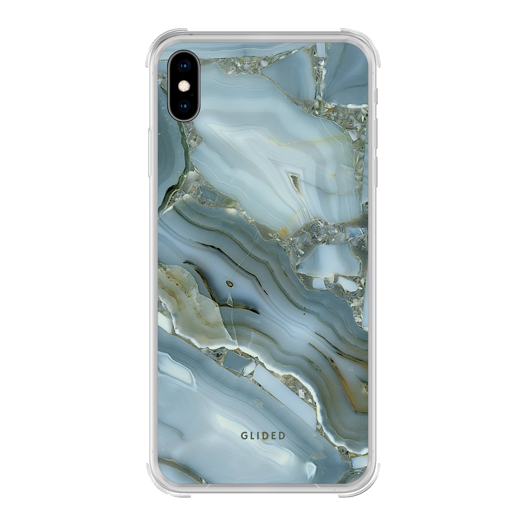 Green Marble - iPhone Xs Max Handyhülle