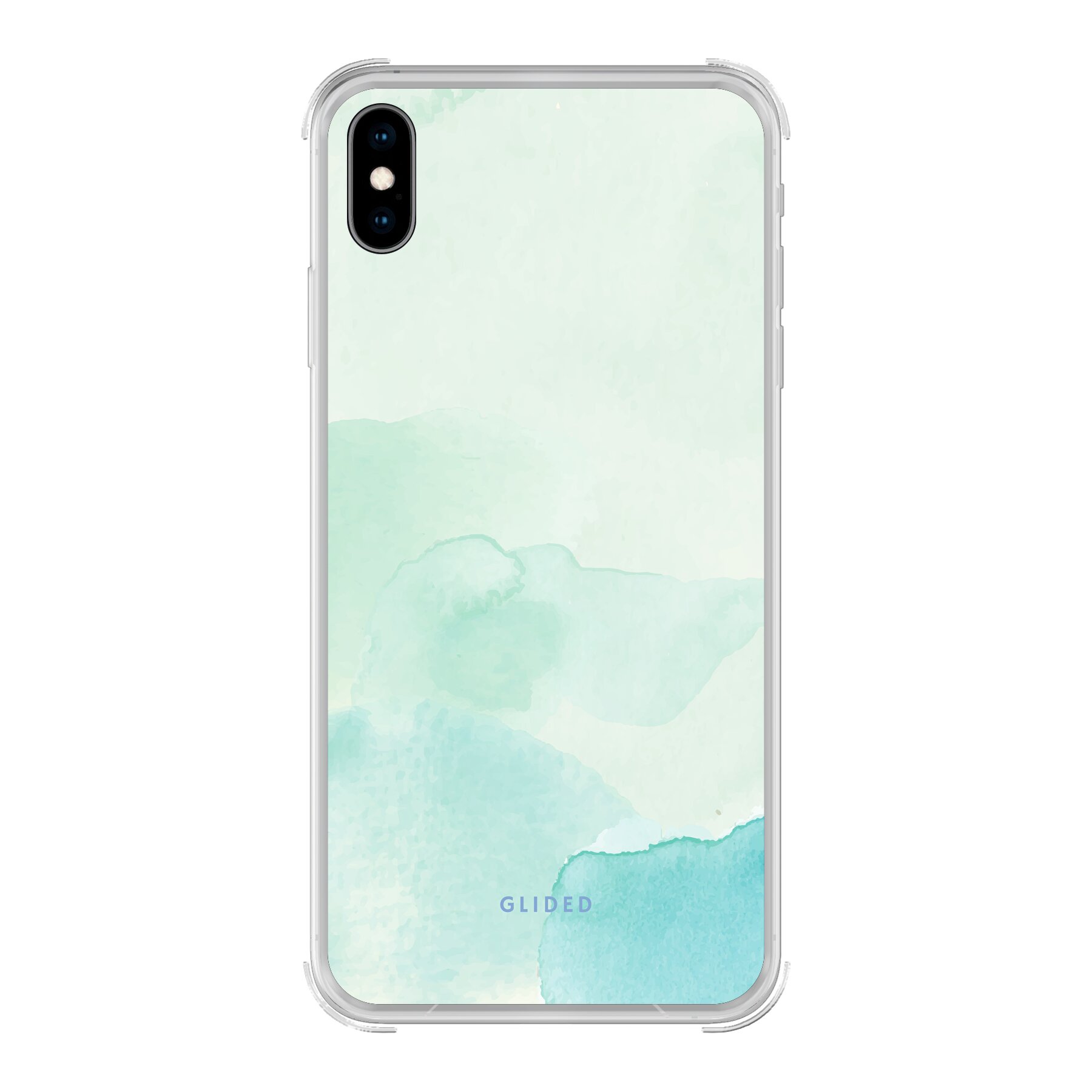 Turquoise Art - iPhone Xs Max Handyhülle