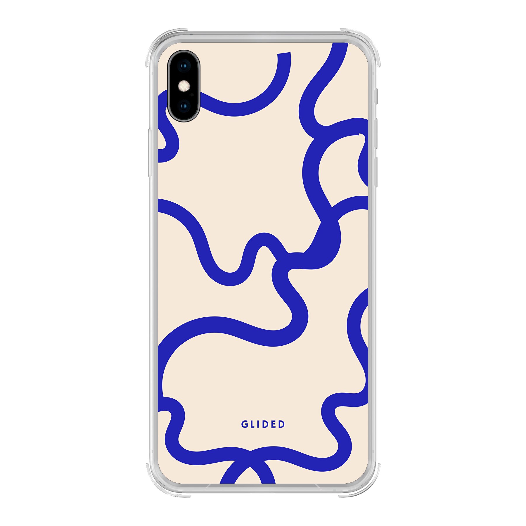 Blue Line - iPhone Xs Max Handyhülle