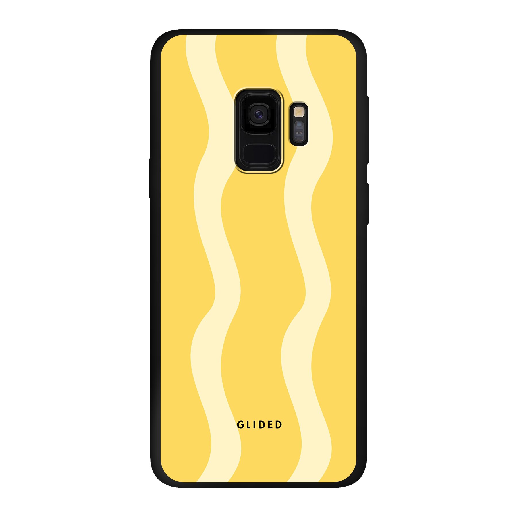 Tuotekuva Yellow Wavy - Samsung Galaxy S9 Puhelimen suojakuori