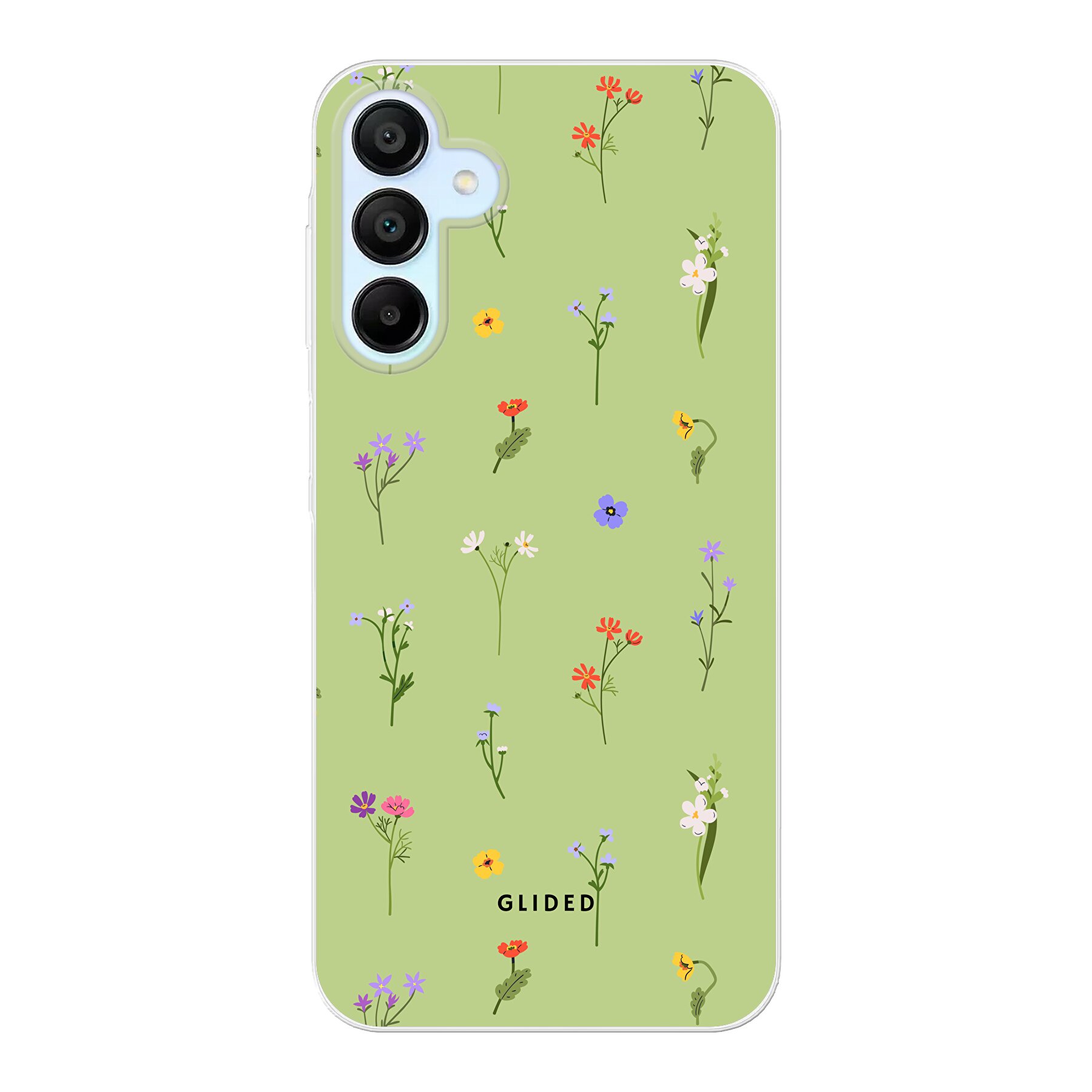 Green Floral - Samsung Galaxy A15 5G Handyhülle