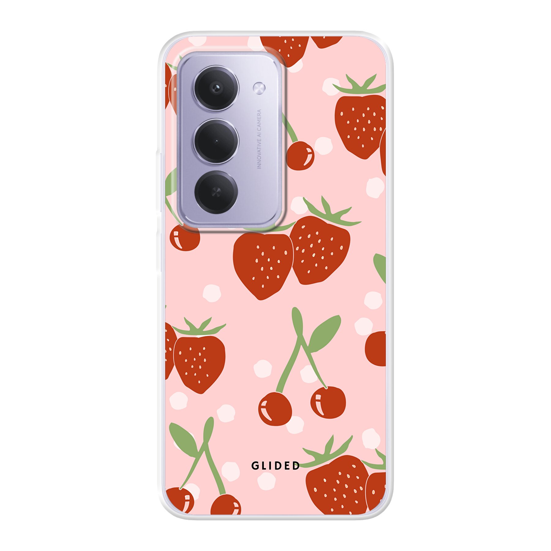 Product image Cherry meets Strawberry - Xiaomi Redmi 15 4G Phone case