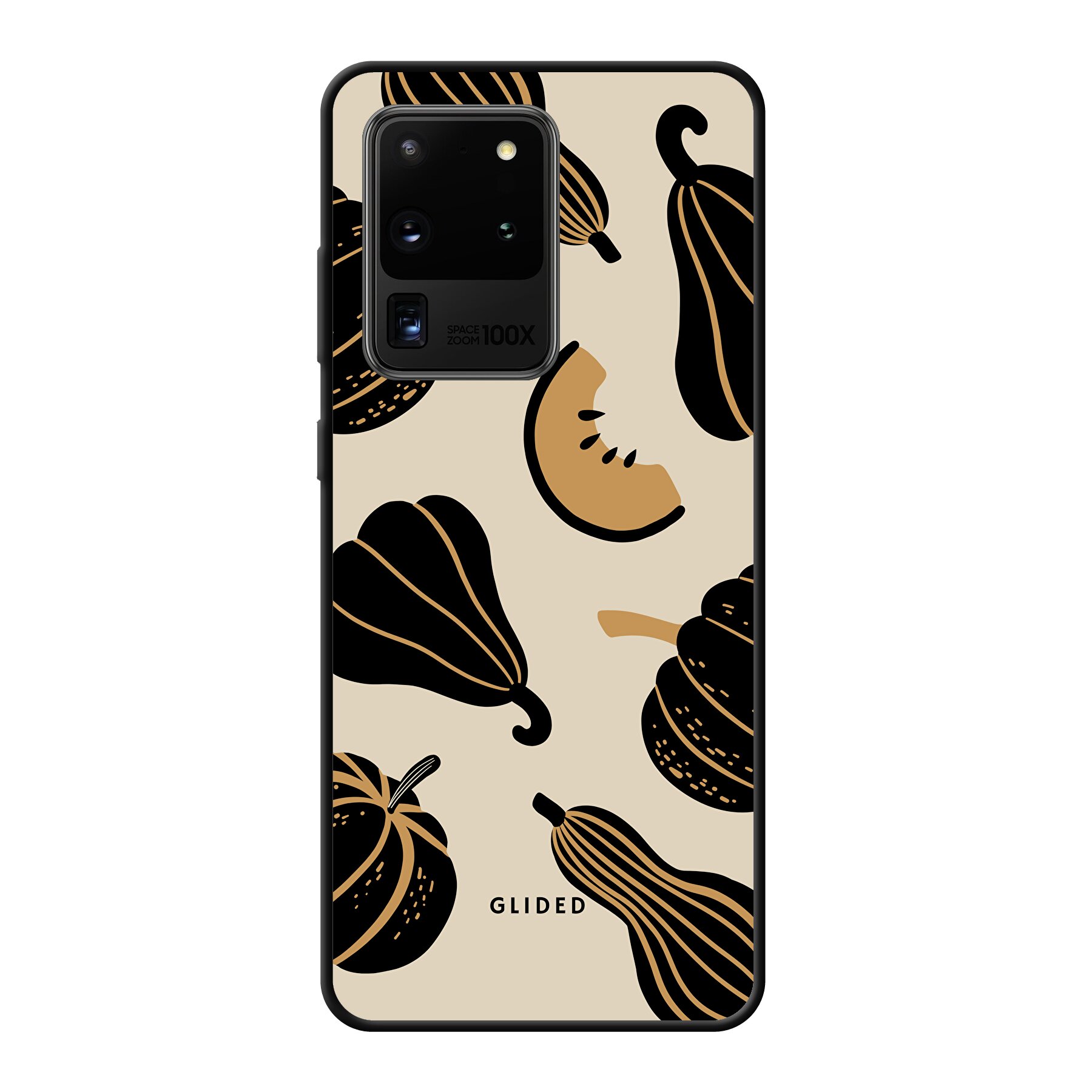 Produktbild Beige and Black Pumpkin - Samsung Galaxy S20 Ultra Handyhülle