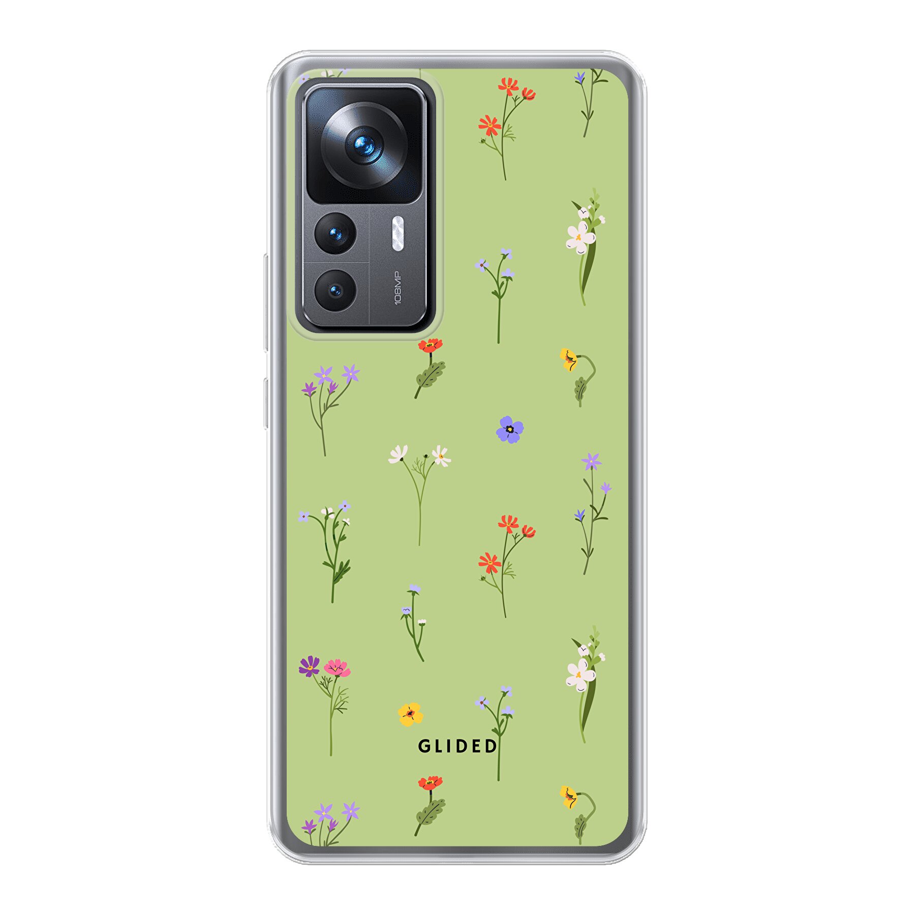 Green Floral - Xiaomi 12T Handyhülle