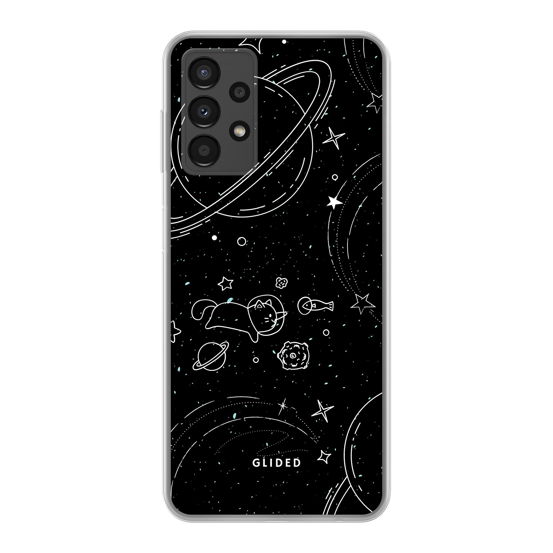 Cosmic Cat - Samsung Galaxy A13 4G Handyhülle