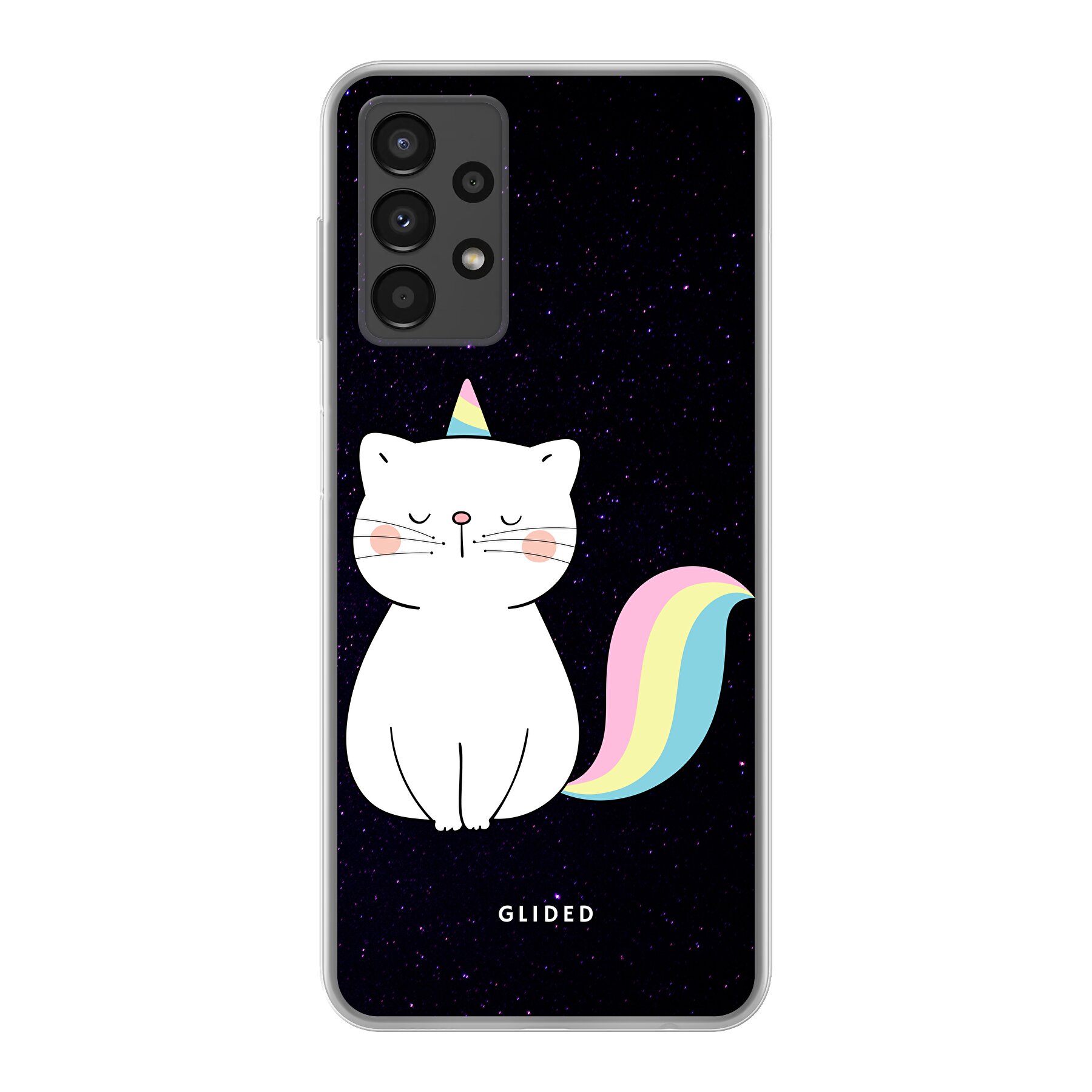 Izdelek slika Unicorn Cat - Samsung Galaxy A13 4G Ohišje za telefon