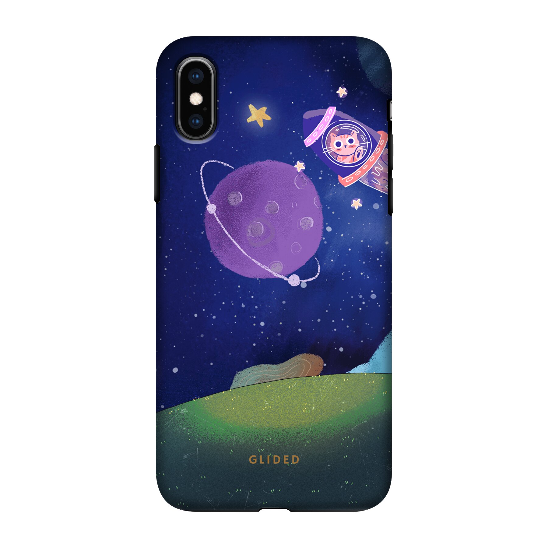 Produktbild Galaxy Cat - iPhone Xs Handyhülle