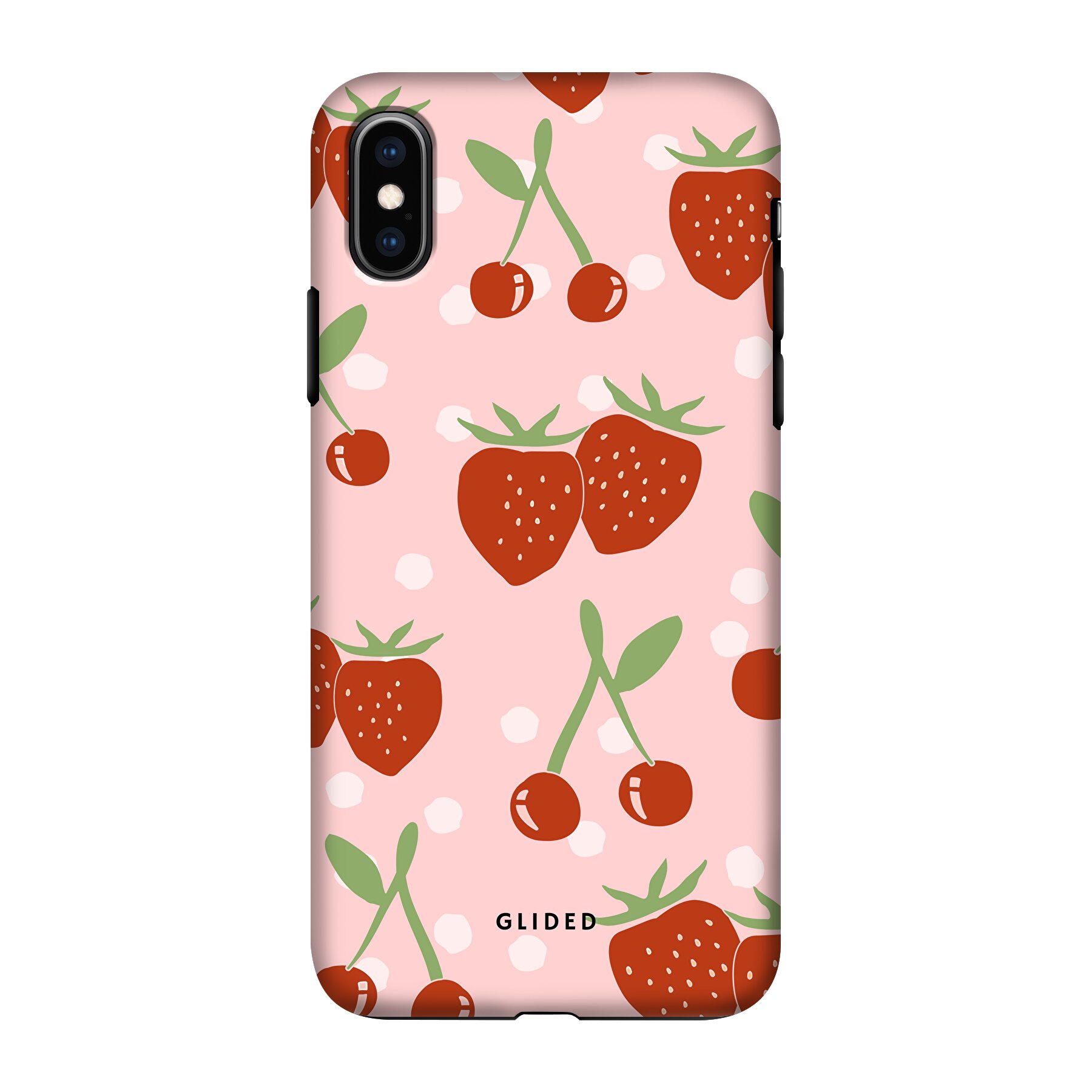 Izdelek slika Cherry meets Strawberry - iPhone Xs Ohišje za telefon