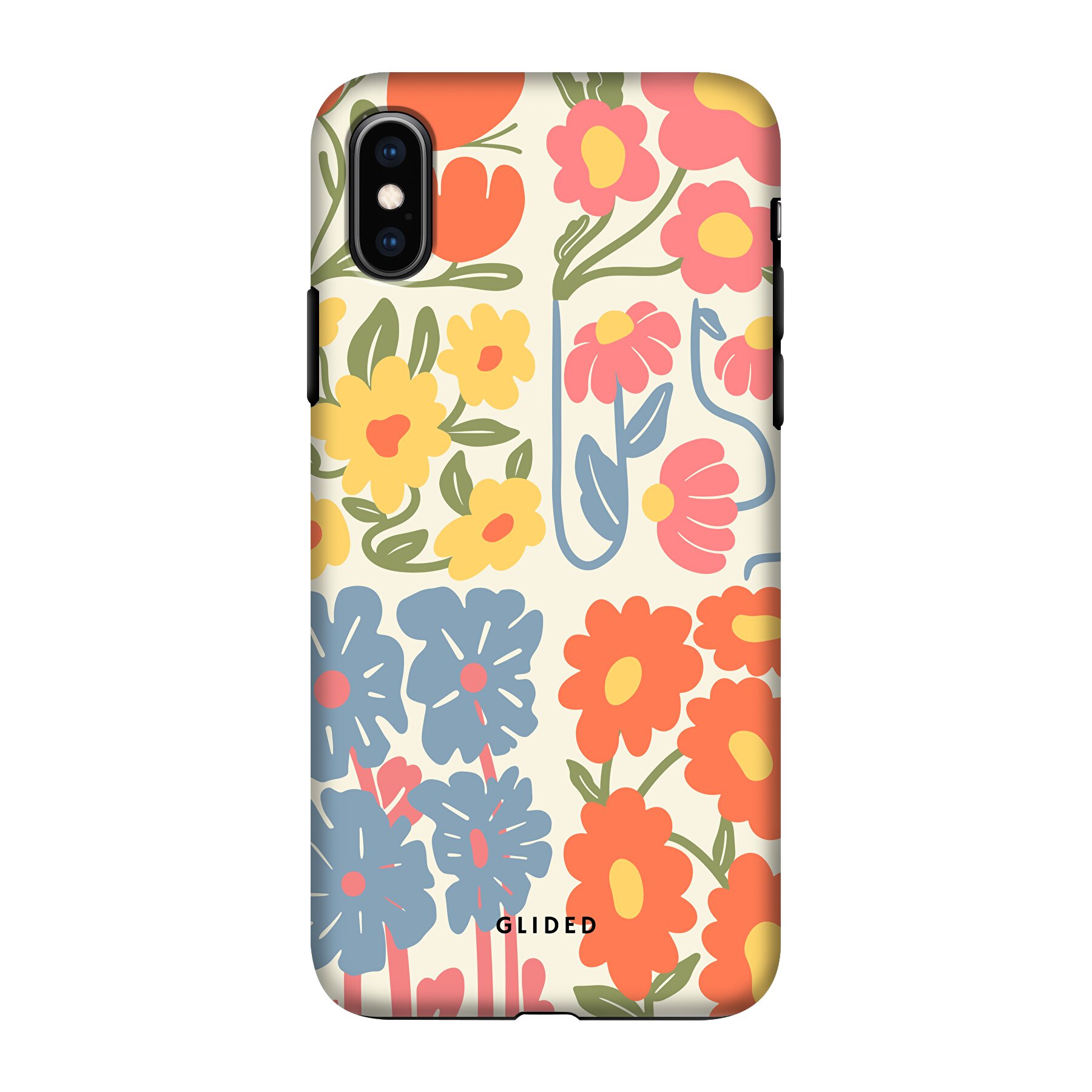 Produktbild Colorful Flowy - iPhone Xs Handyhülle