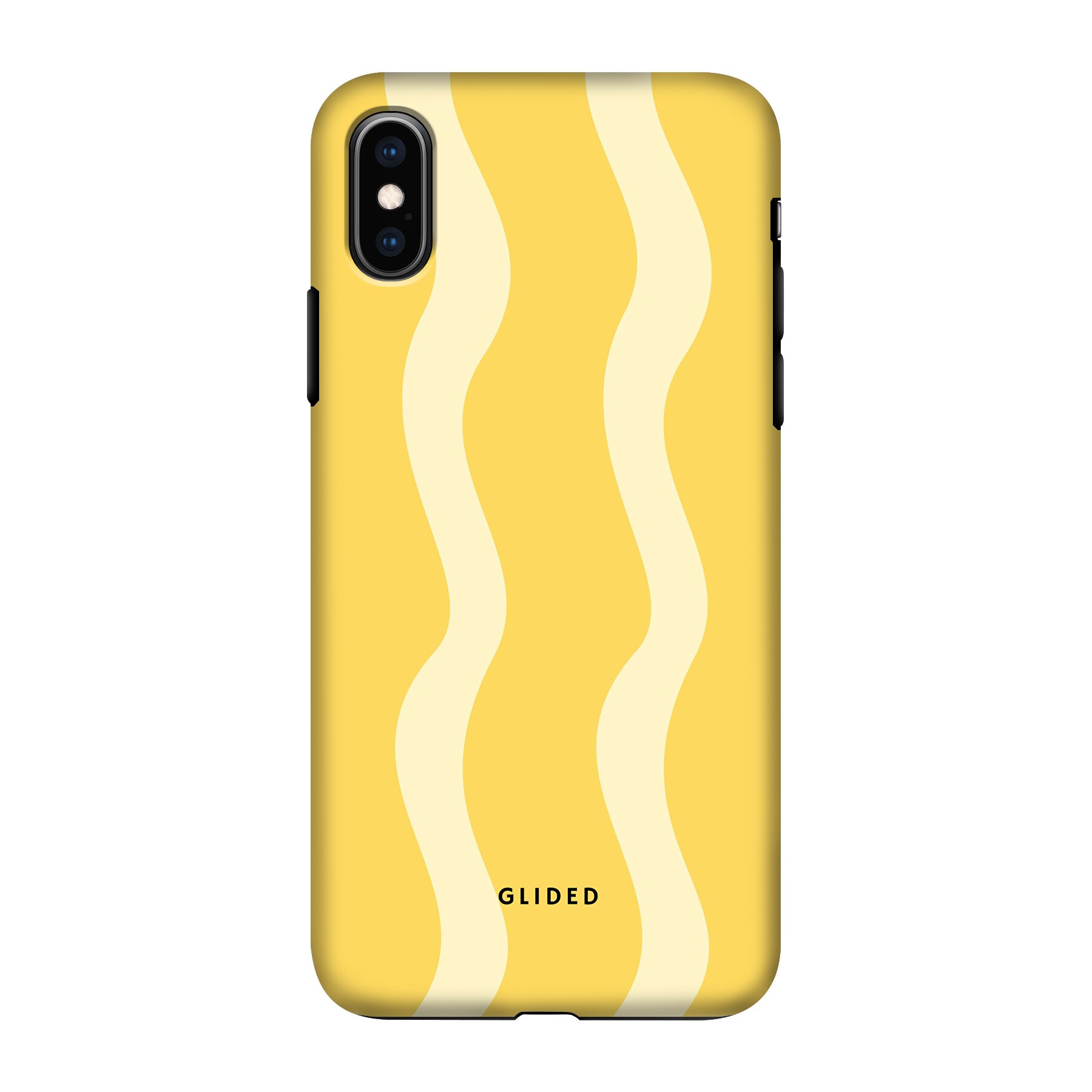 Produktbild Yellow Wavy - iPhone Xs Handyhülle