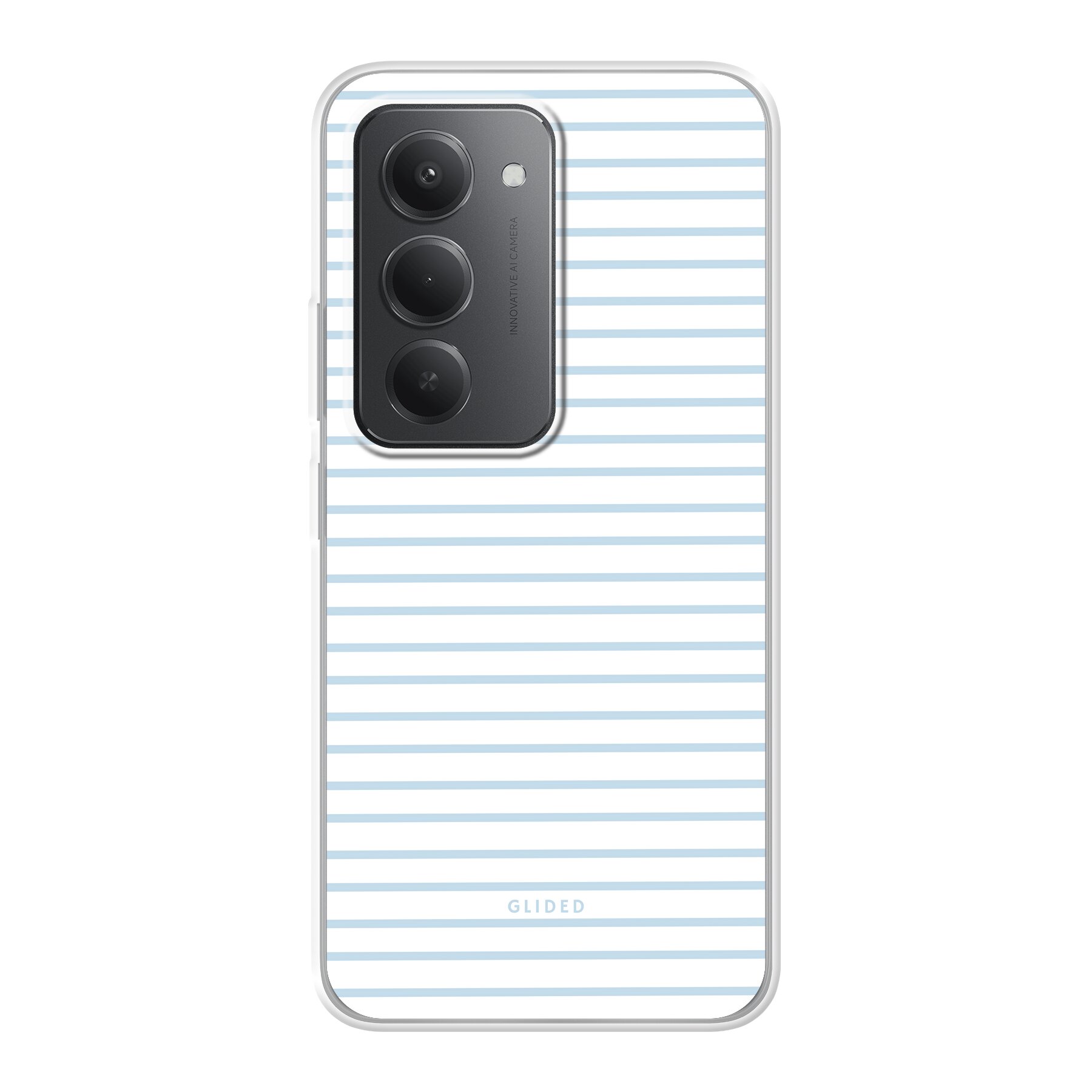 Blue & White Stripes - Xiaomi Redmi 15 Handyhülle