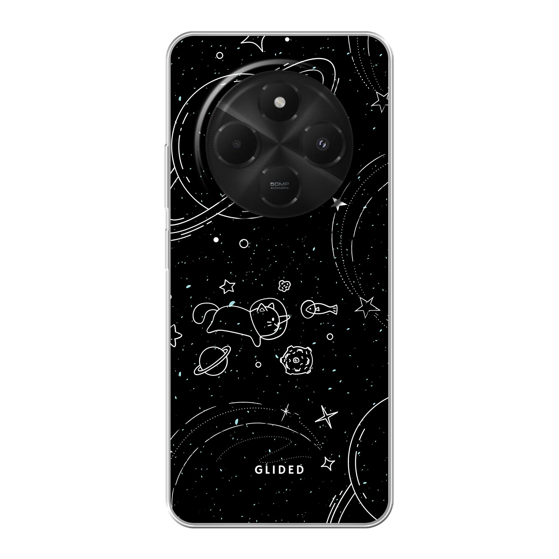 Cosmic Cat - Xiaomi Redmi 14R Handyhülle