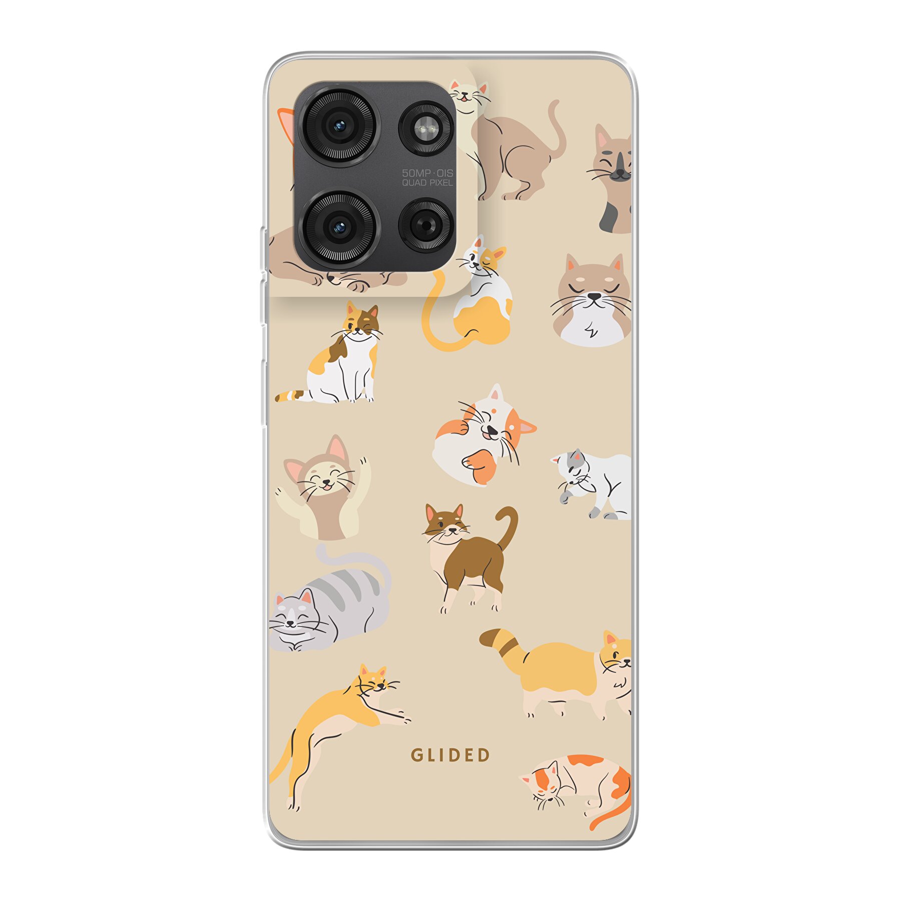 Meow - Motorola Moto G75 Handyhülle