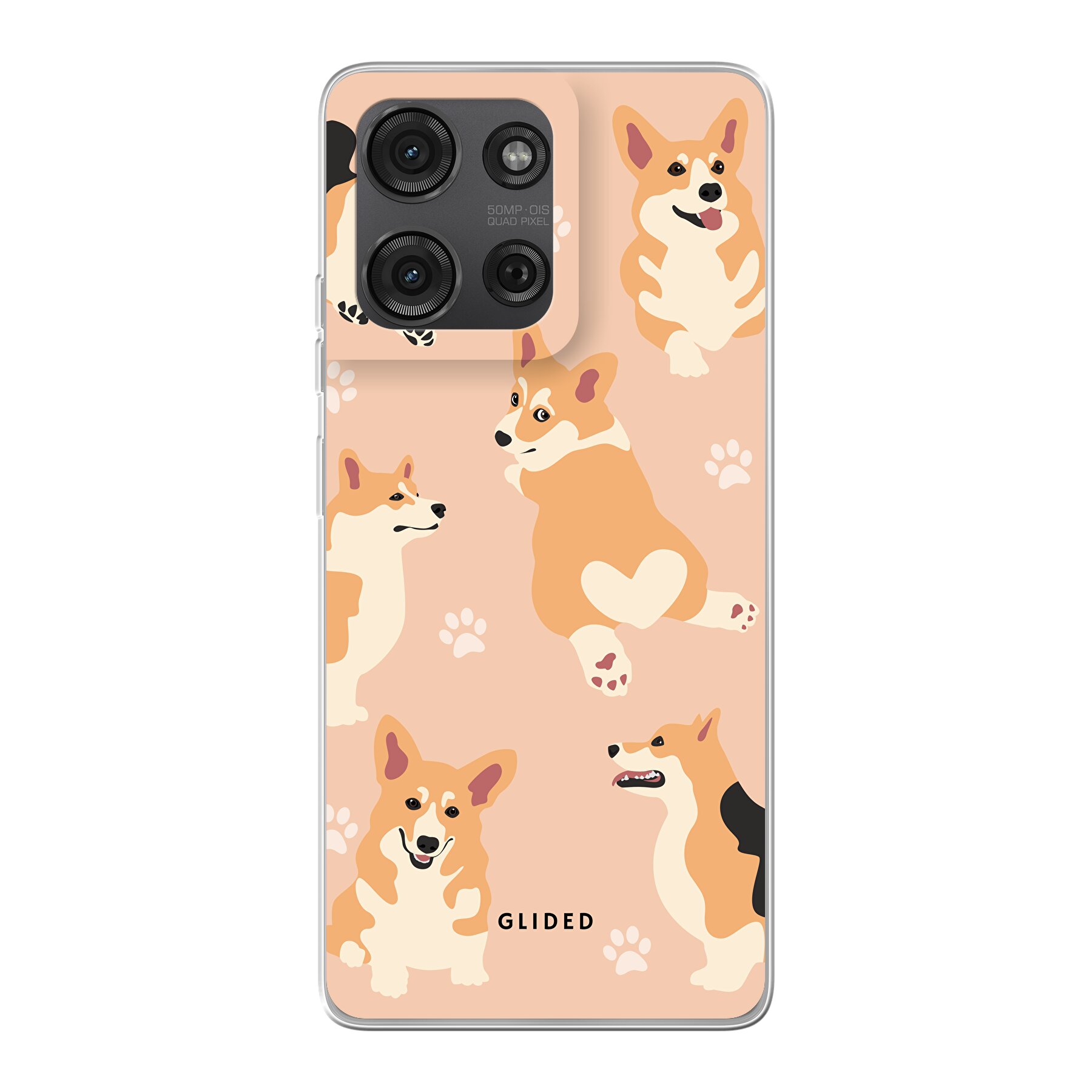 Corgi Love - Motorola Moto G75 Handyhülle