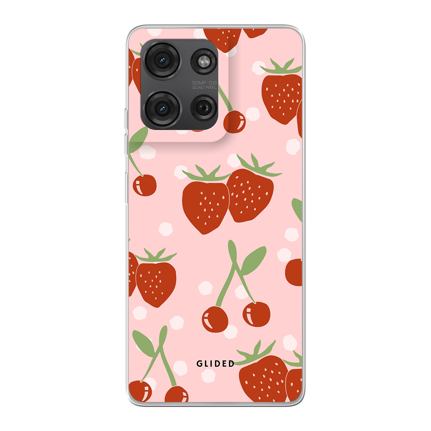 Cherry meets Strawberry - Motorola Moto G75 Handyhülle