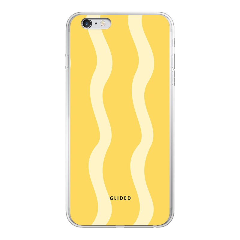 Produktbild Yellow Wavy - iPhone 6s Plus Handyhülle