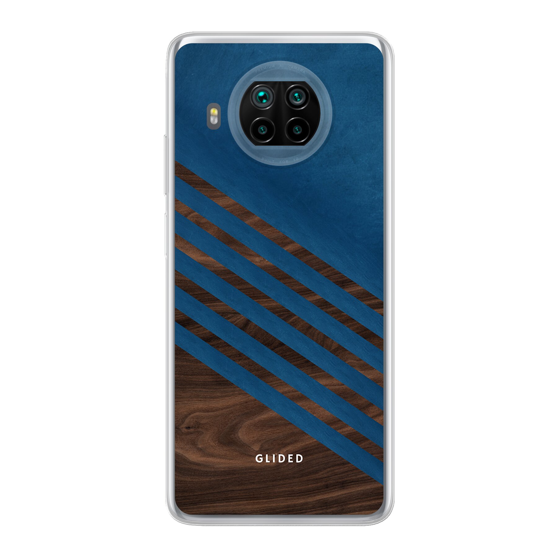 Blue Wood - Xiaomi Mi 10T Lite 5G Handyhülle