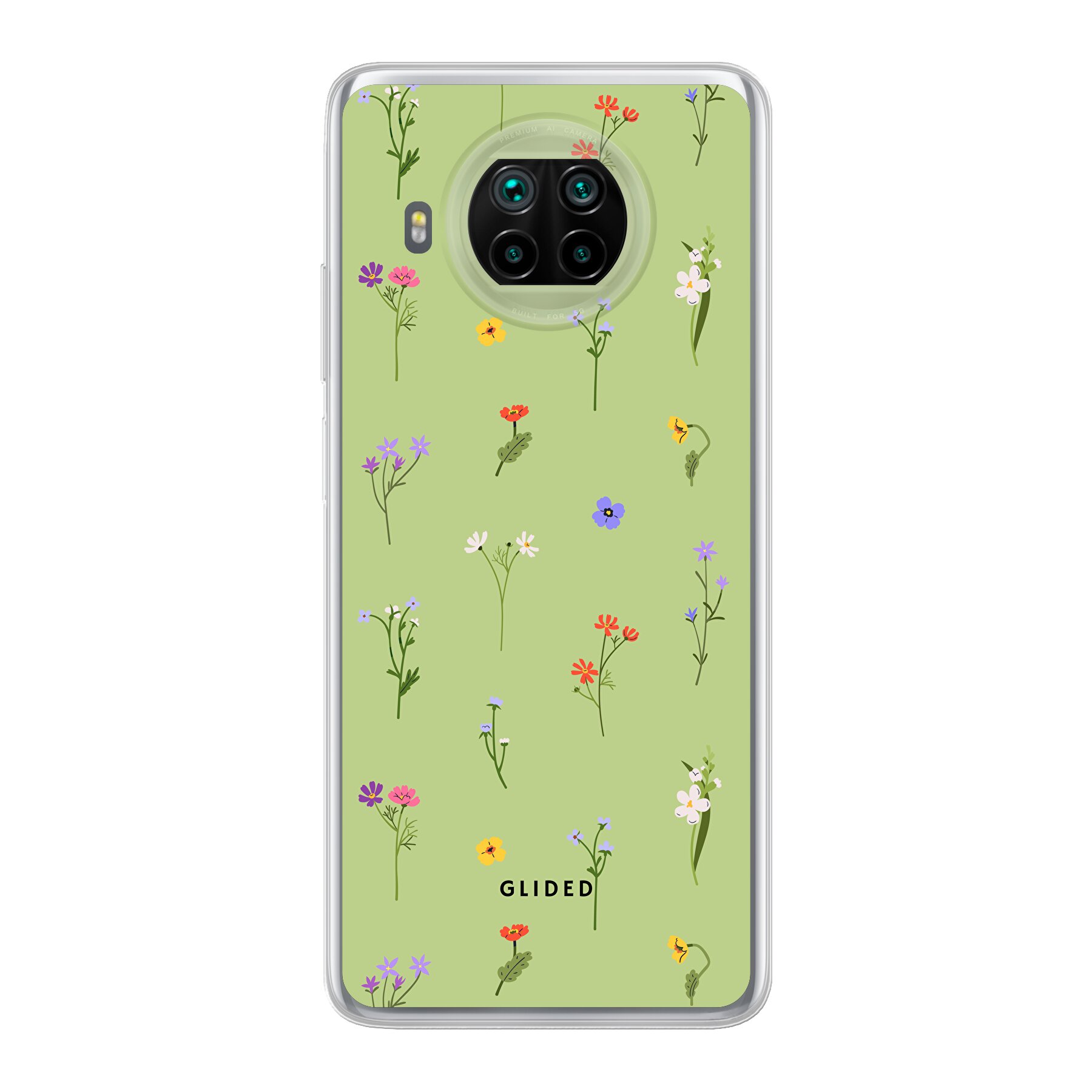 Product image Green Floral - Xiaomi Mi 10T Lite 5G Phone case