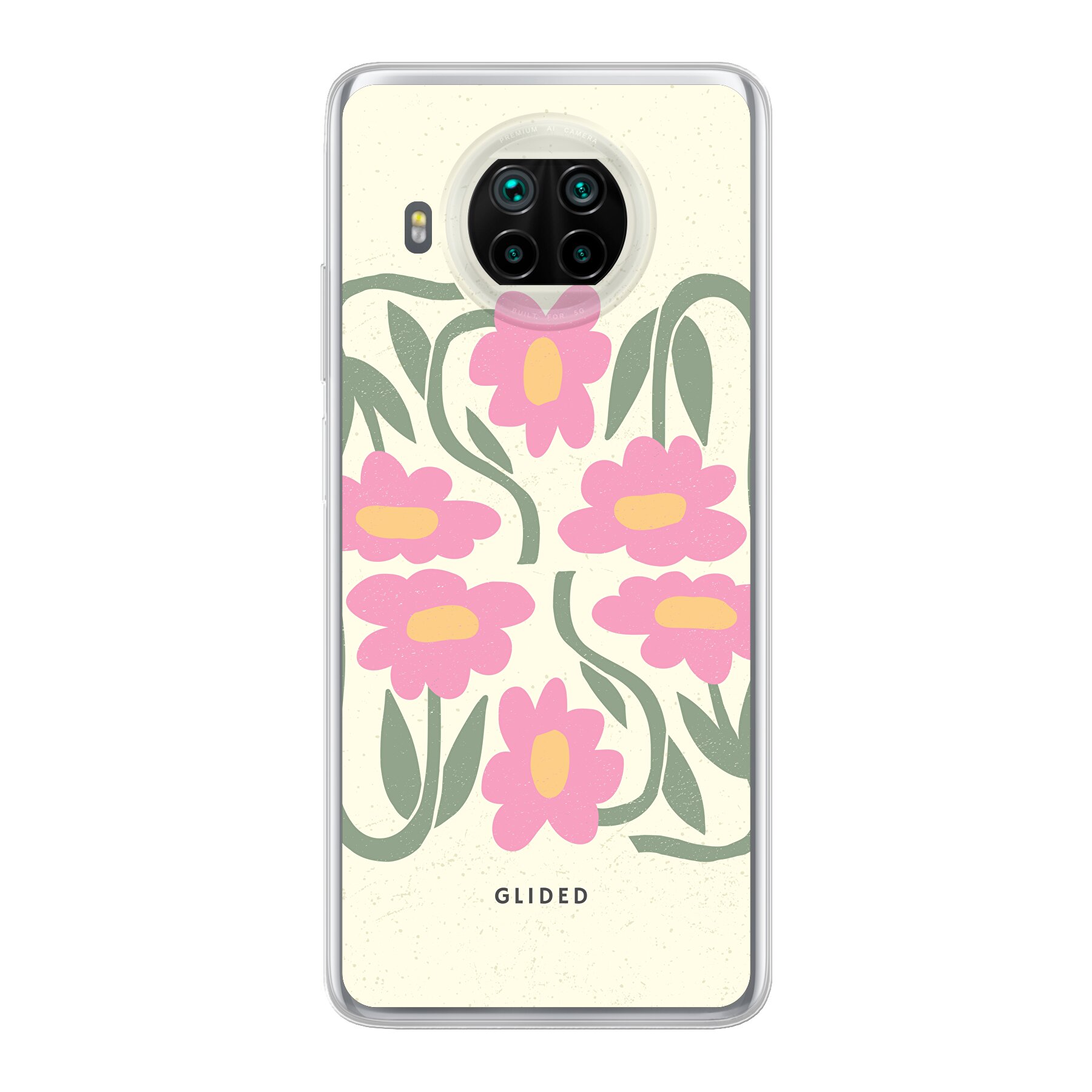 Tuotekuva Flowy Pink - Xiaomi Mi 10T Lite 5G Puhelimen suojakuori