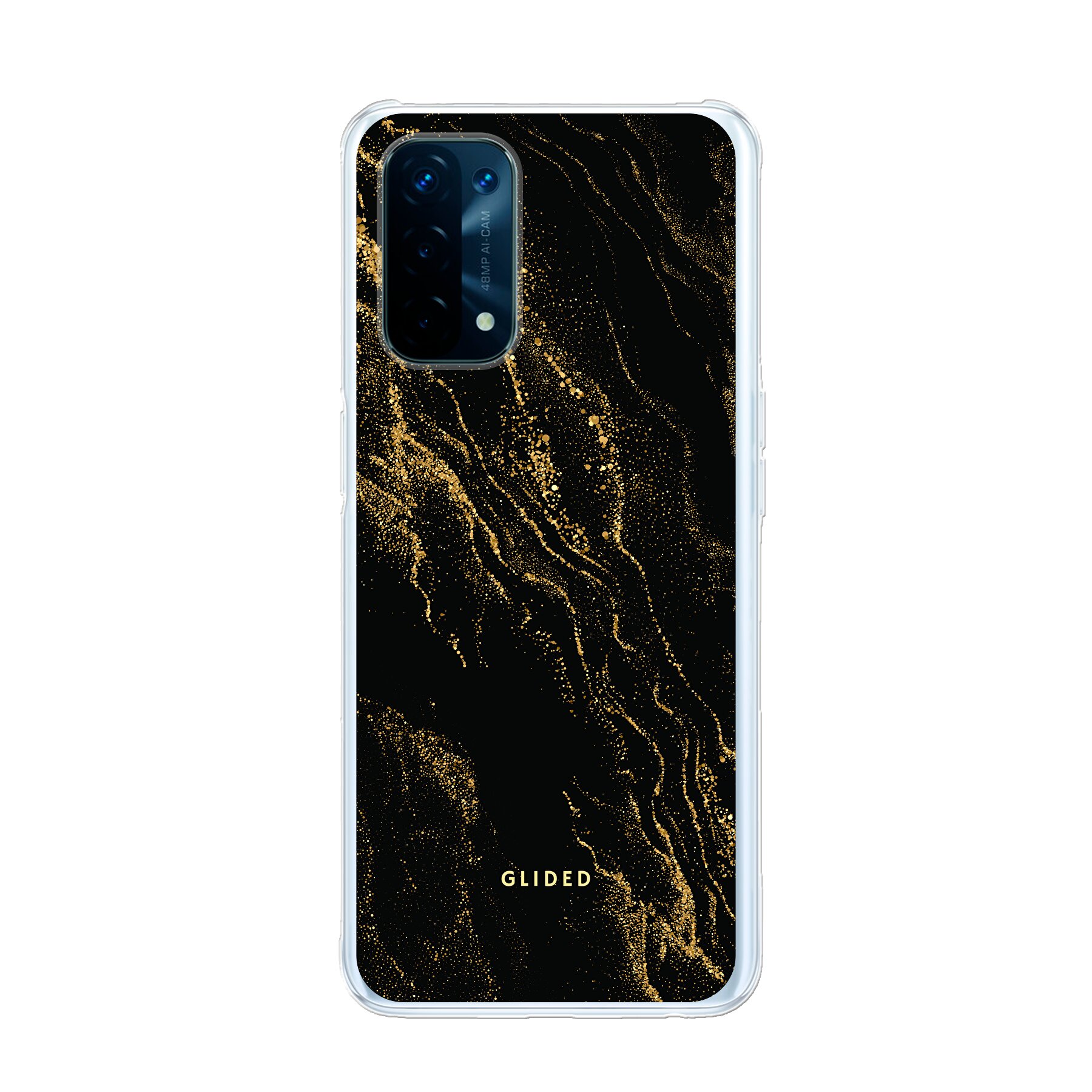 Black Marble - Oppo A74 5G Handyhülle