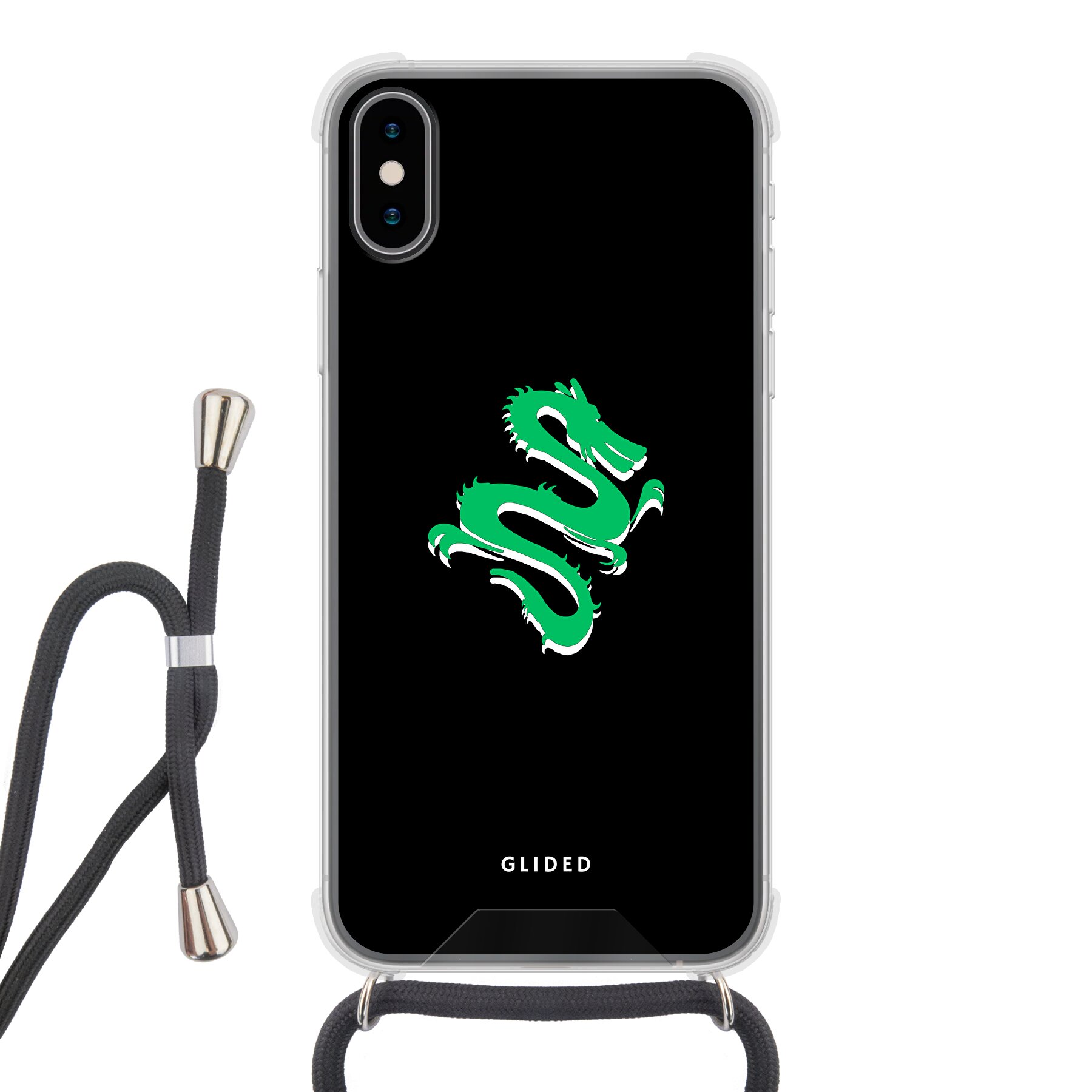 Produktbild Emerald Dragon - iPhone X/Xs Handyhülle