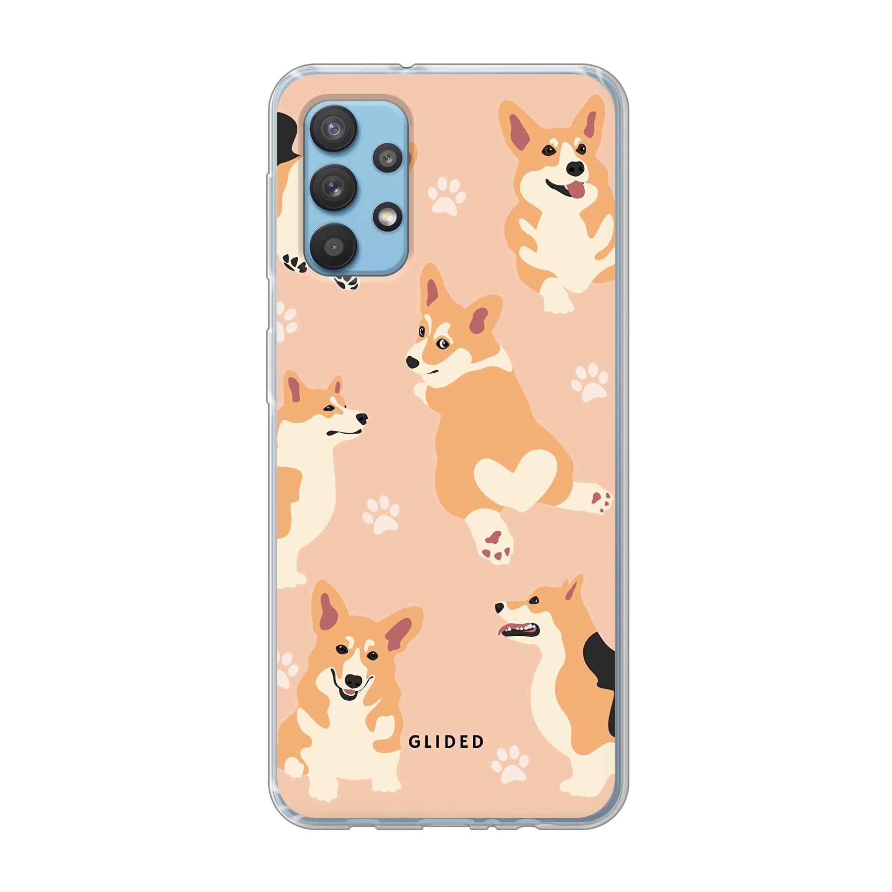 Corgi Love - Samsung Galaxy A32 4G Handyhülle