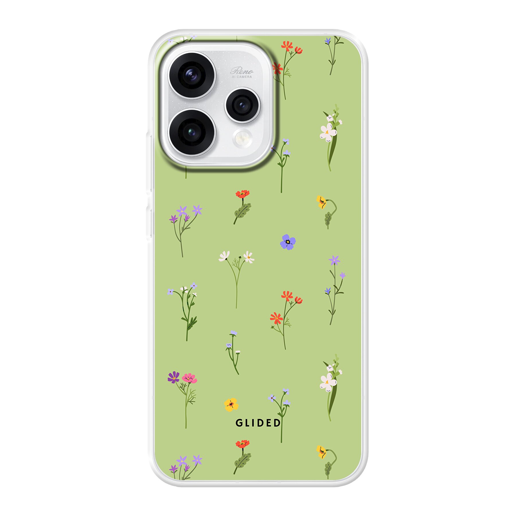 Produktbild Green Floral - Oppo Reno15 Handyhülle