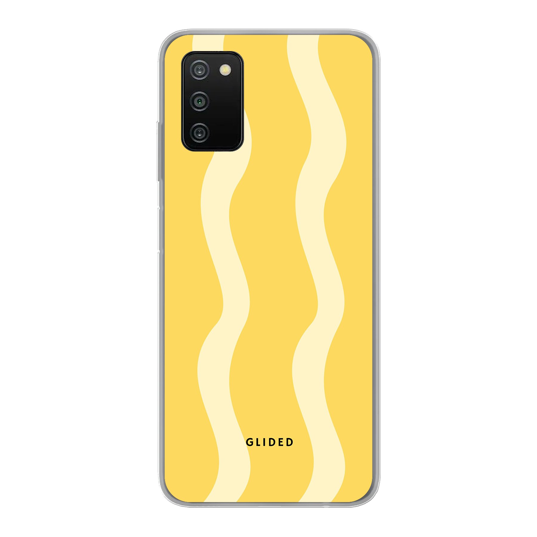 Produktbild Yellow Wavy - Samsung Galaxy A03s Handyhülle