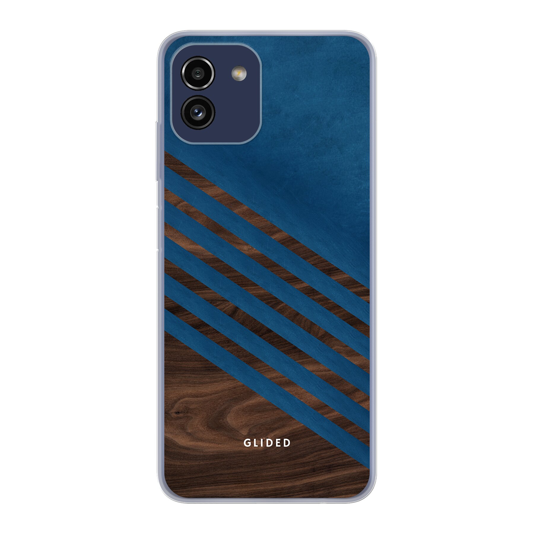 Produktbild Blue Wood - Samsung Galaxy A03 Handyhülle